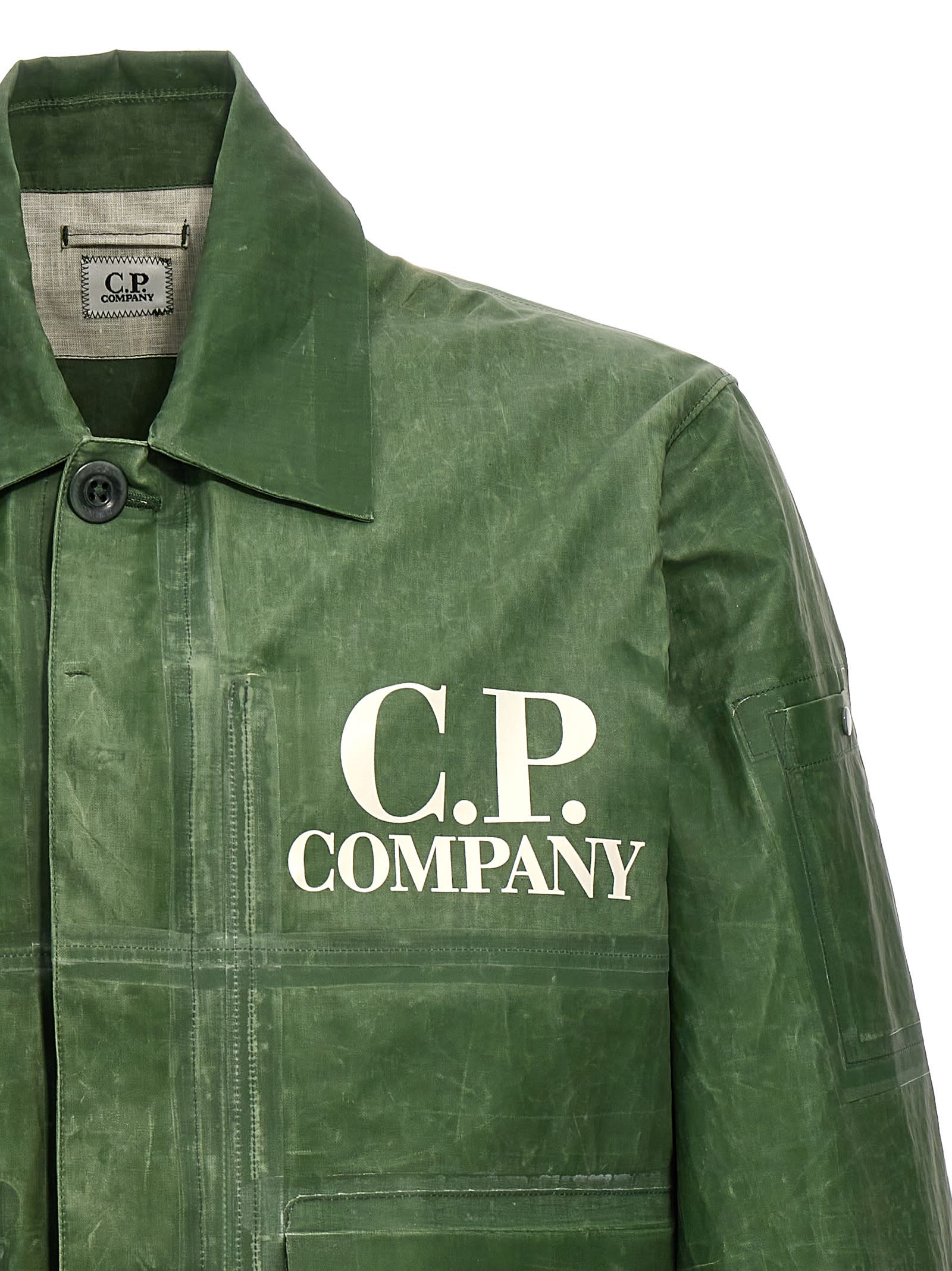 Shop C.p. Company Toob-two Blouson In Green