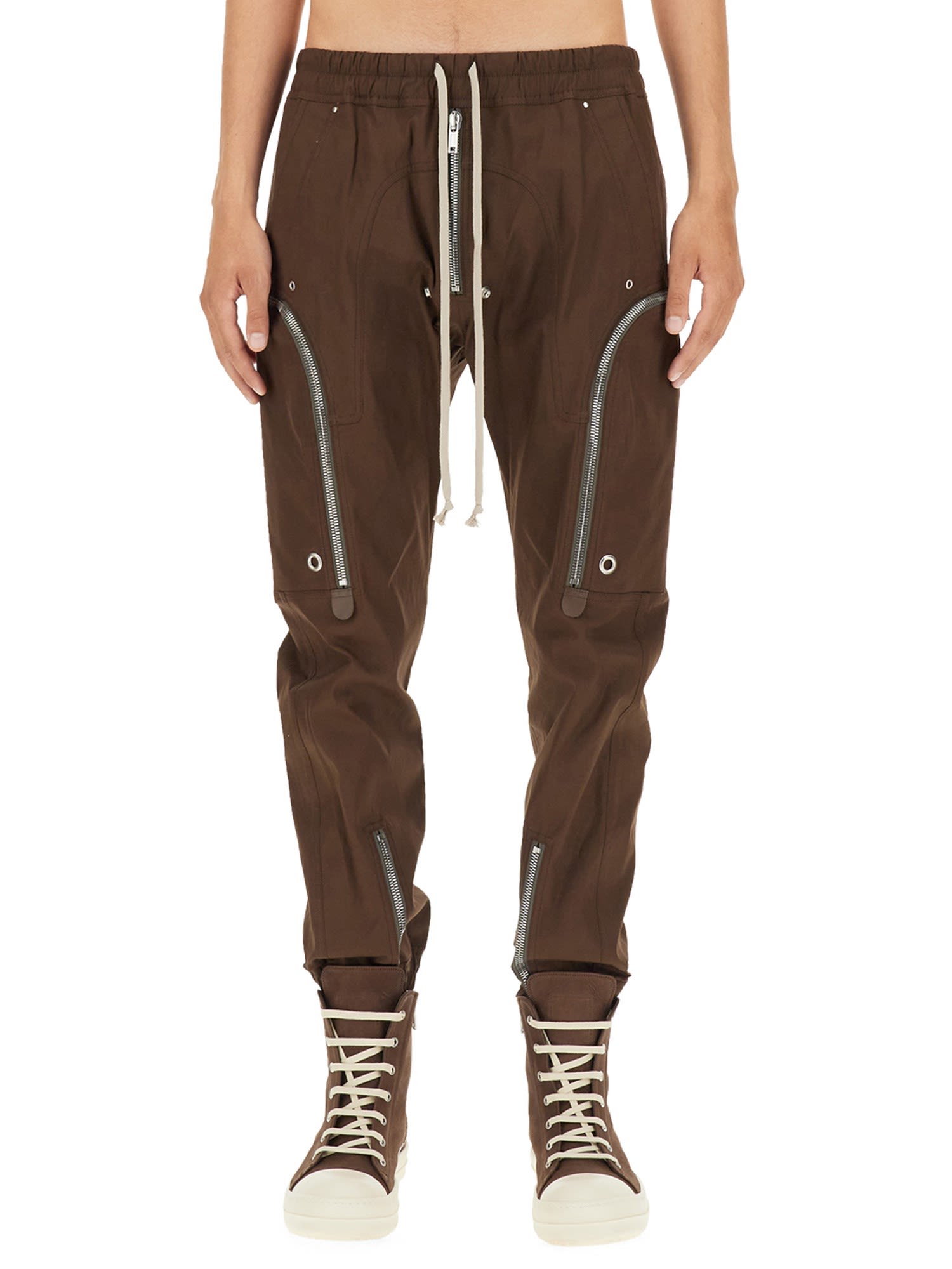 Rick Owens Bauhaus Cargo Pants In Brown | ModeSens