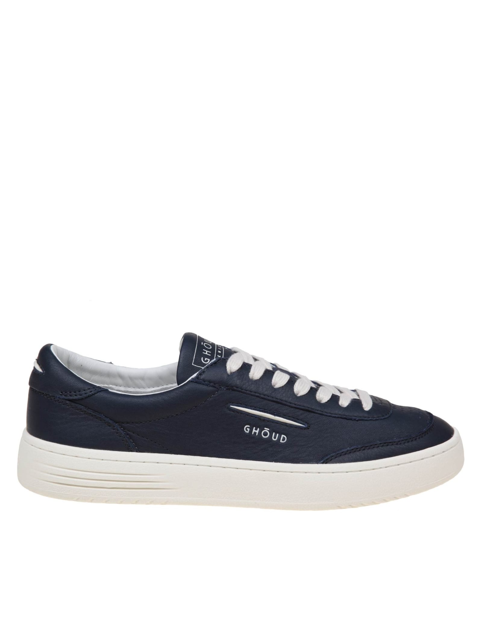 Lido Low Sneakers In Blue Leather