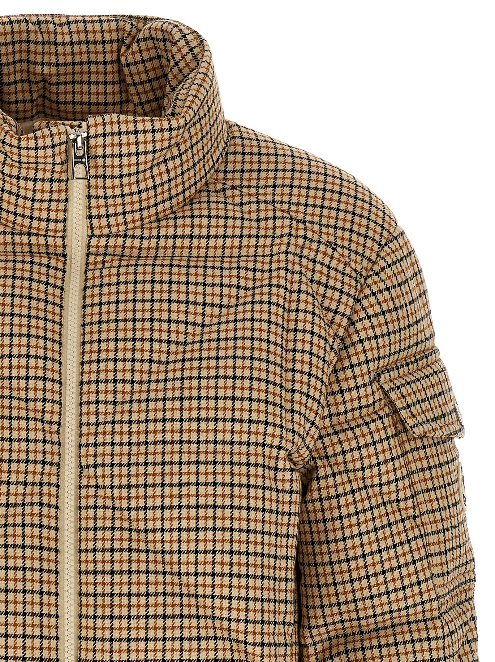 Moncler Keros Down Jacket In Brown