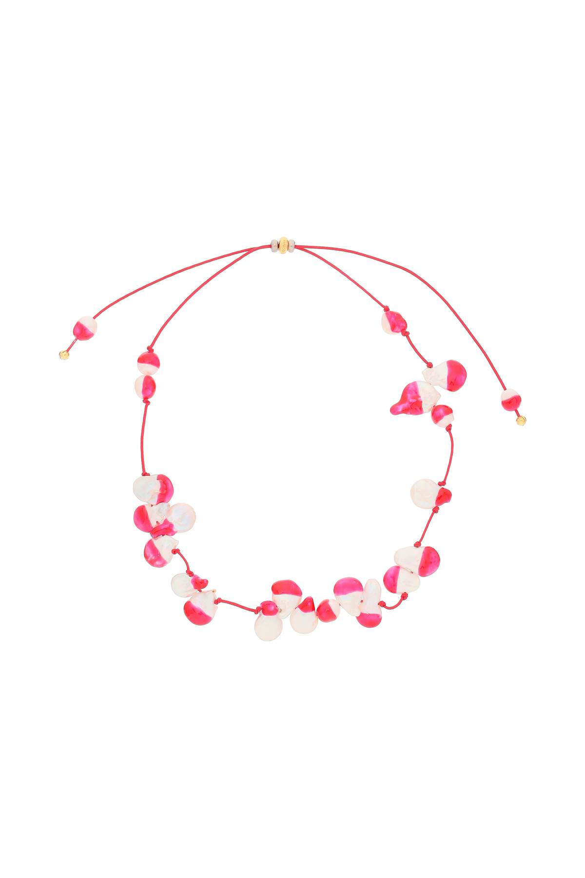 Shop Panconesi Vacanza Necklace In Cherry Pink (fuchsia)