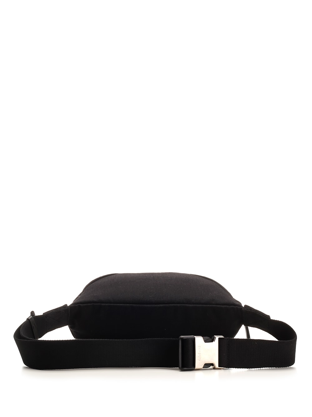 Shop Palm Angels Cordura Belt Bag In Black White (black)