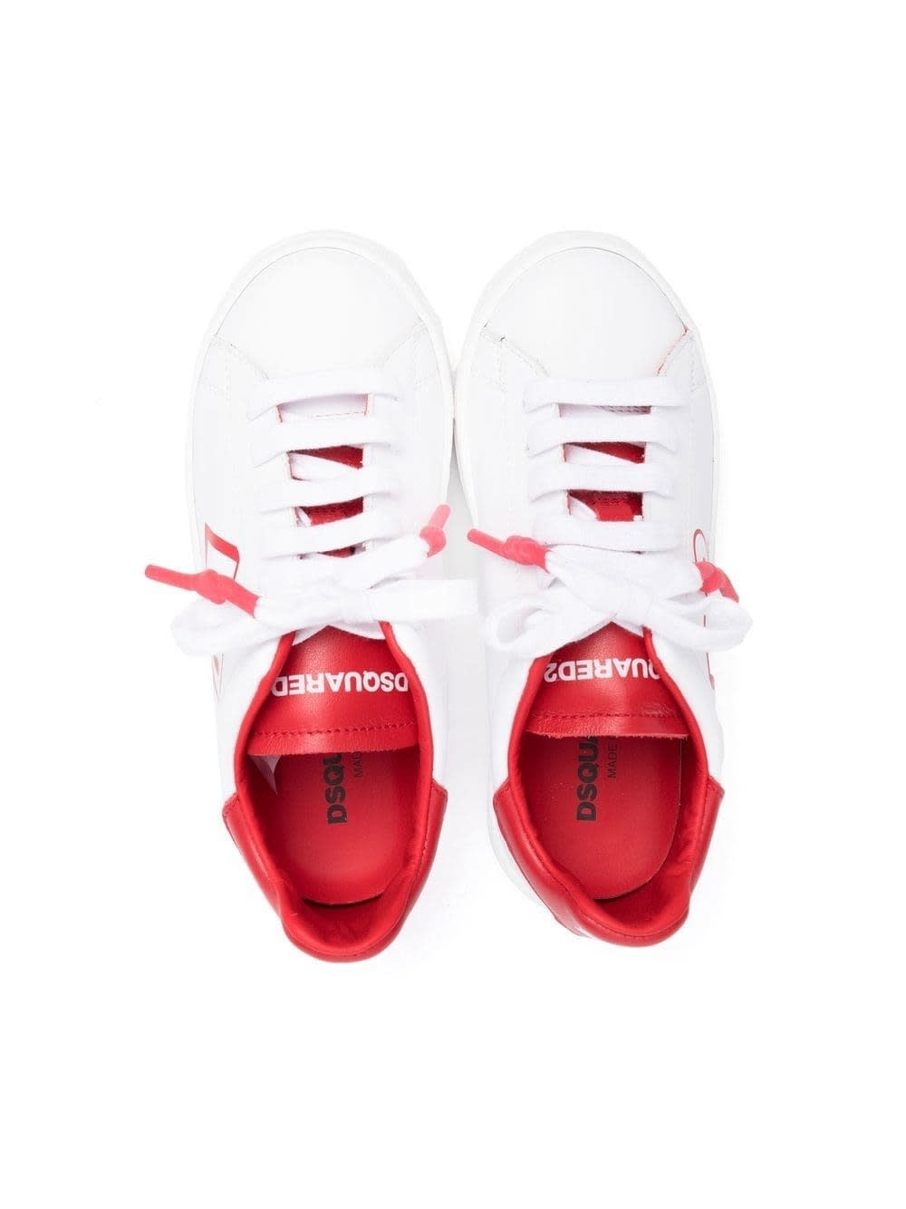 Shop Dsquared2 Sneakers With Print In White
