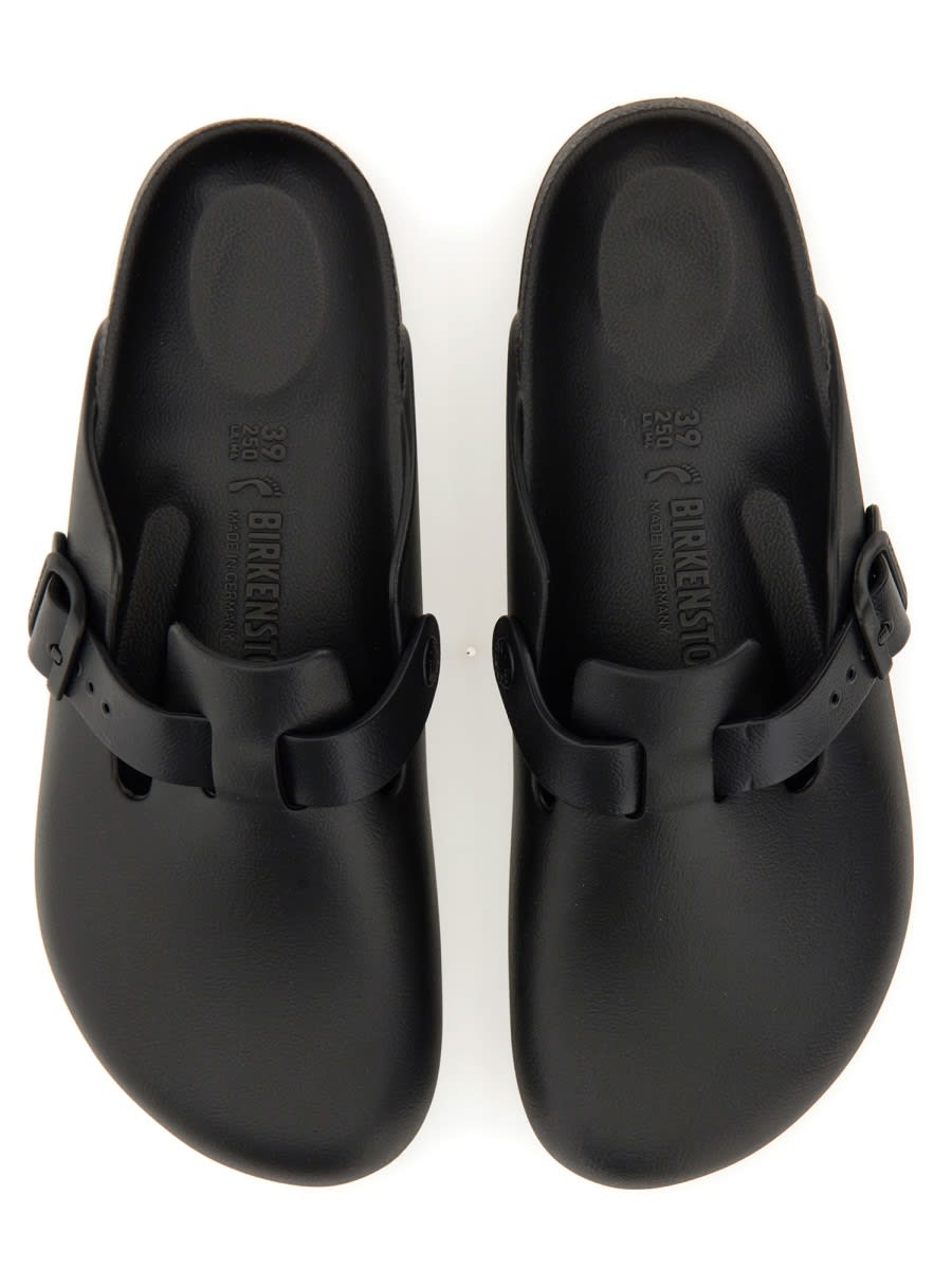 Shop Birkenstock Eva Boston Sabot In Black