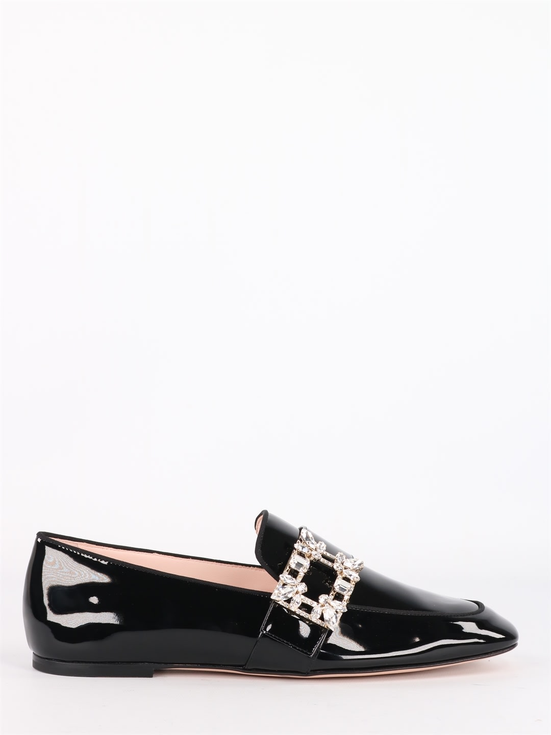 Roger Vivier Black Patent Leather Loafers