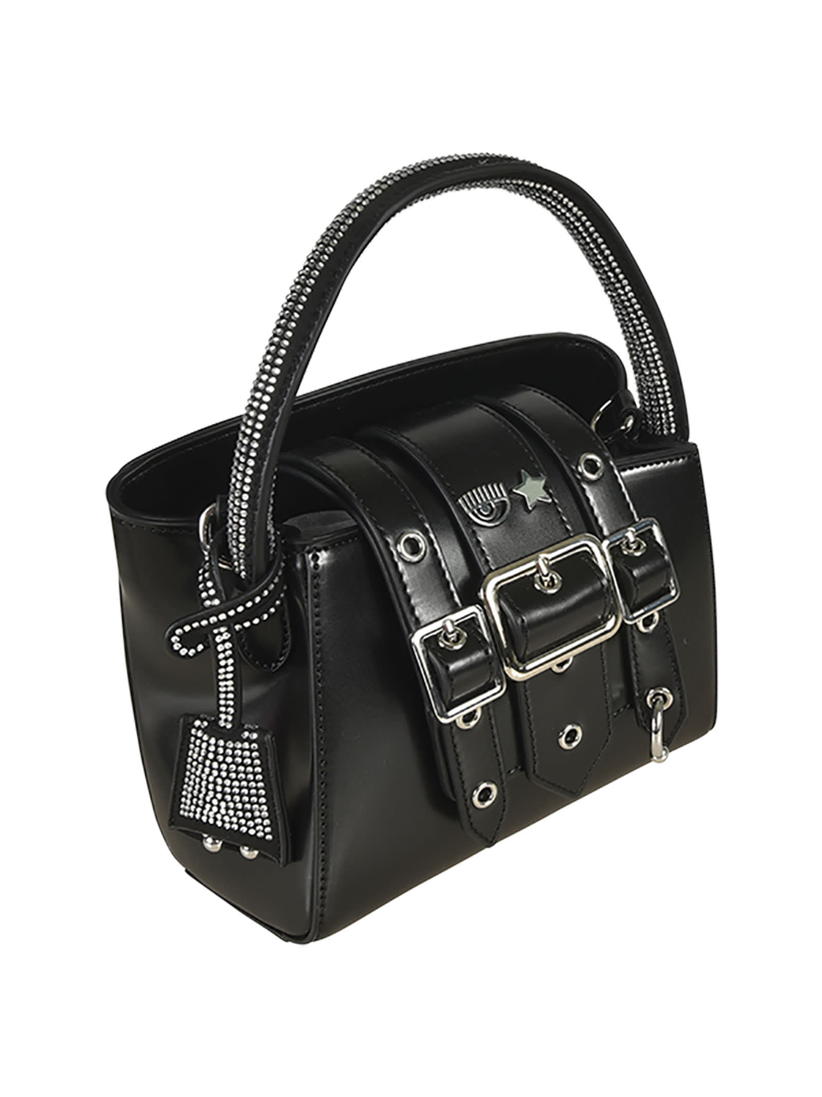 Chiara Ferragni Multi-strapped Tote In Black