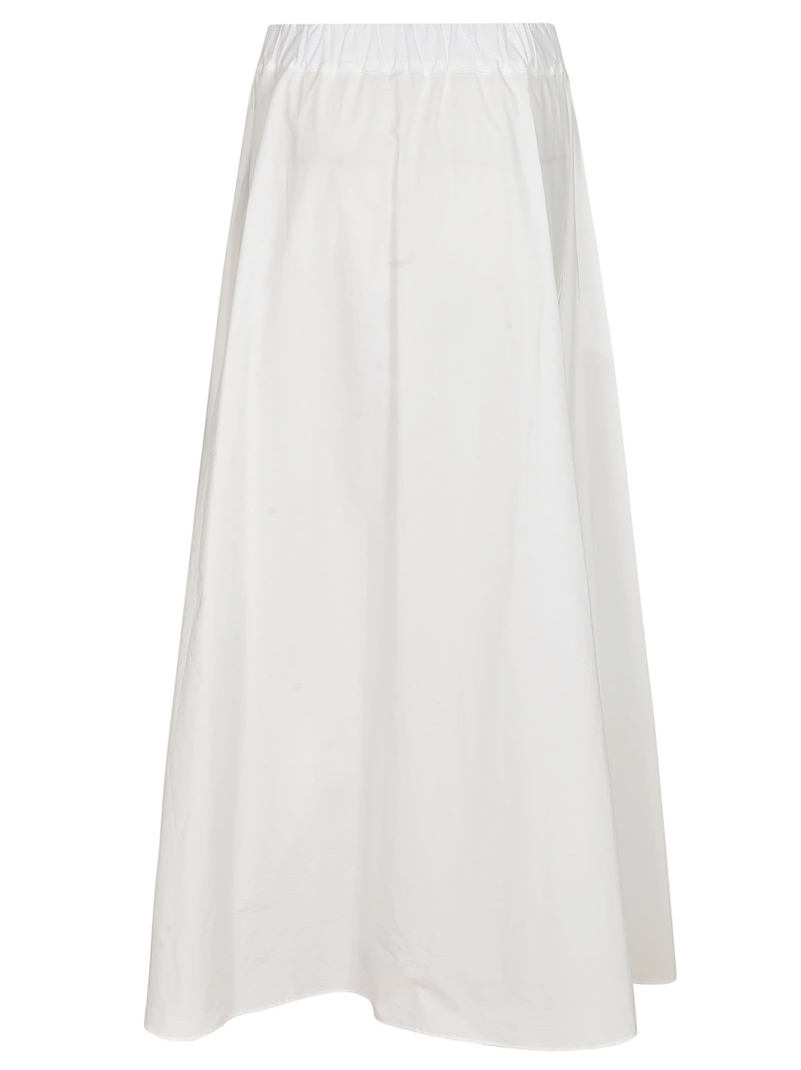 Shop P.a.r.o.s.h Straight Loose Fit Skirt In White