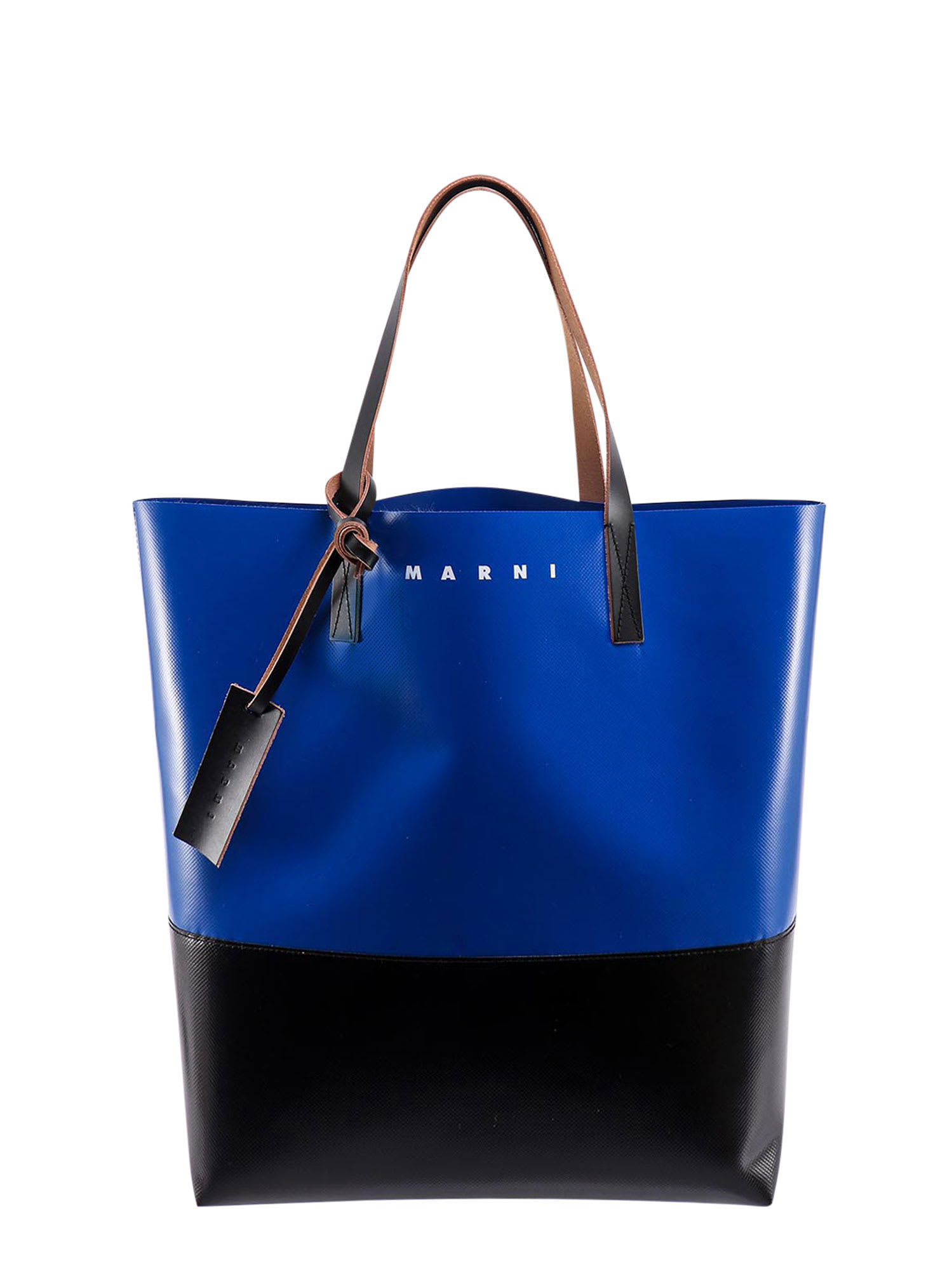 Marni Shoulder Bag In Blu/nero