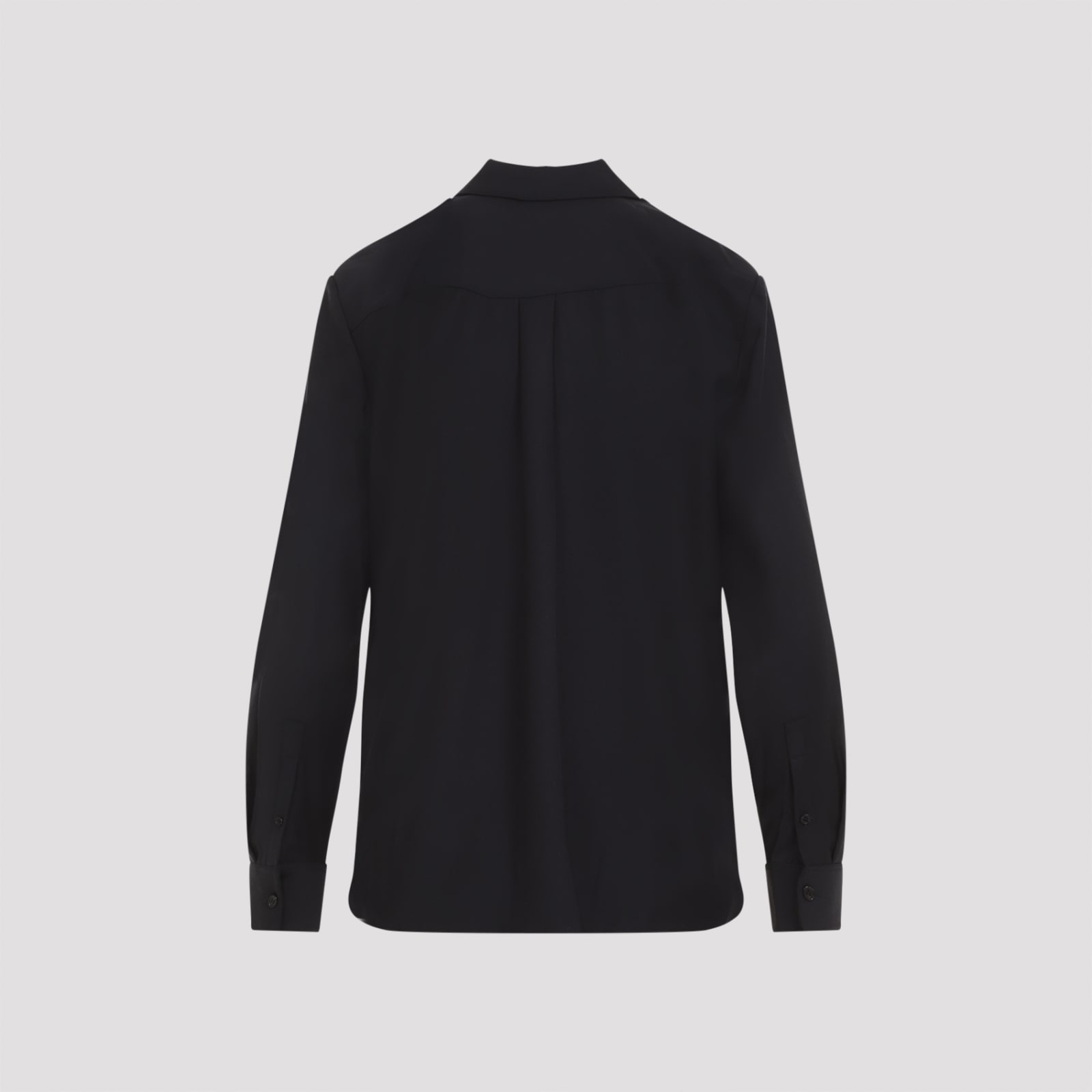 Shop Theory Virgin Wool Shirt In Blue