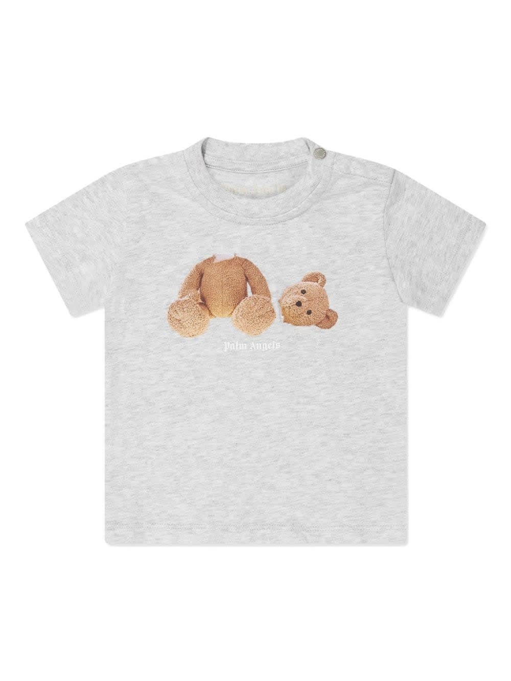 Palm Angels Babies' Grey Pa Bear T-shirt