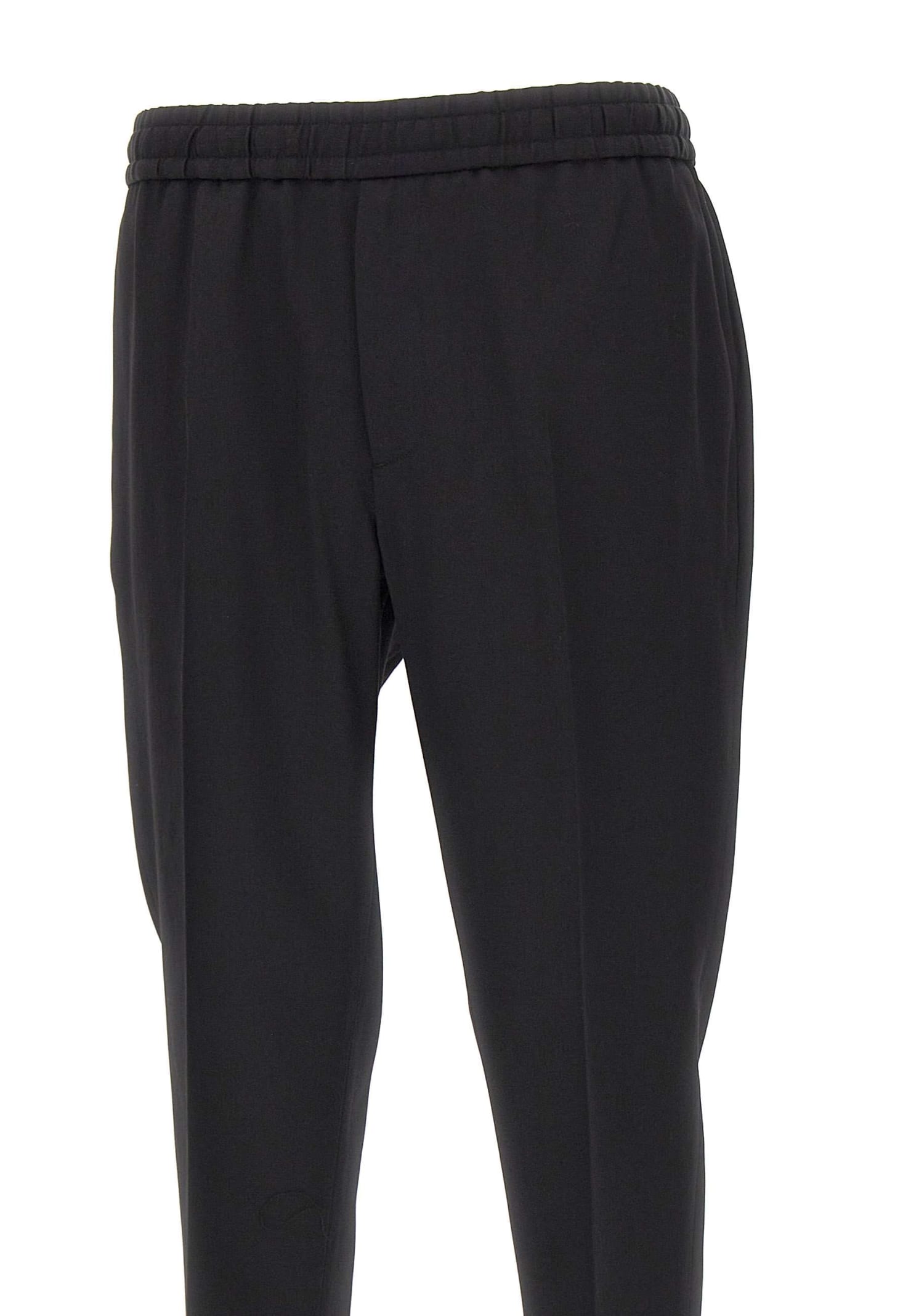 Shop Golden Goose Luke Trousers In Nero