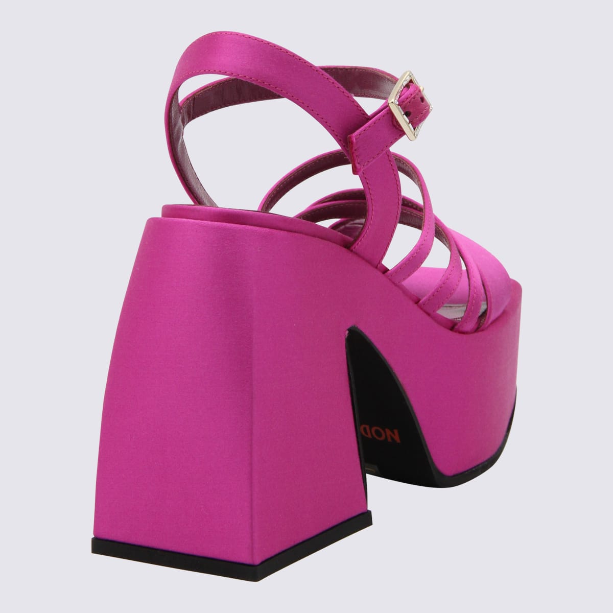 Pink Satin Bulla Chibi Sandals