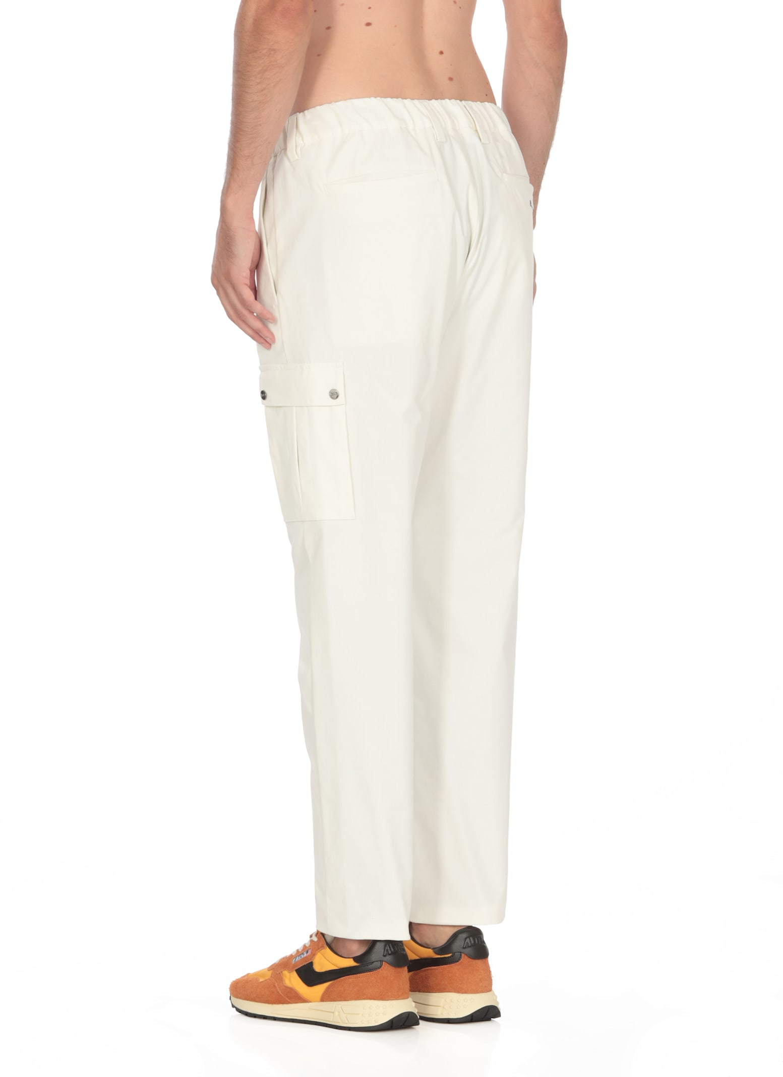 Shop Herno Resort Pants In White