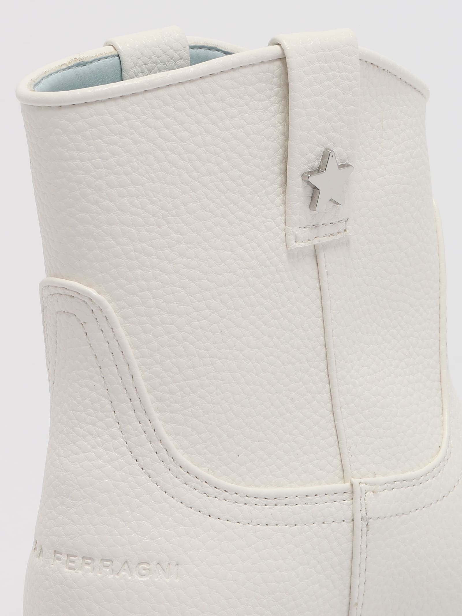 Shop Chiara Ferragni Cf Texan Boot Boots In Bianco
