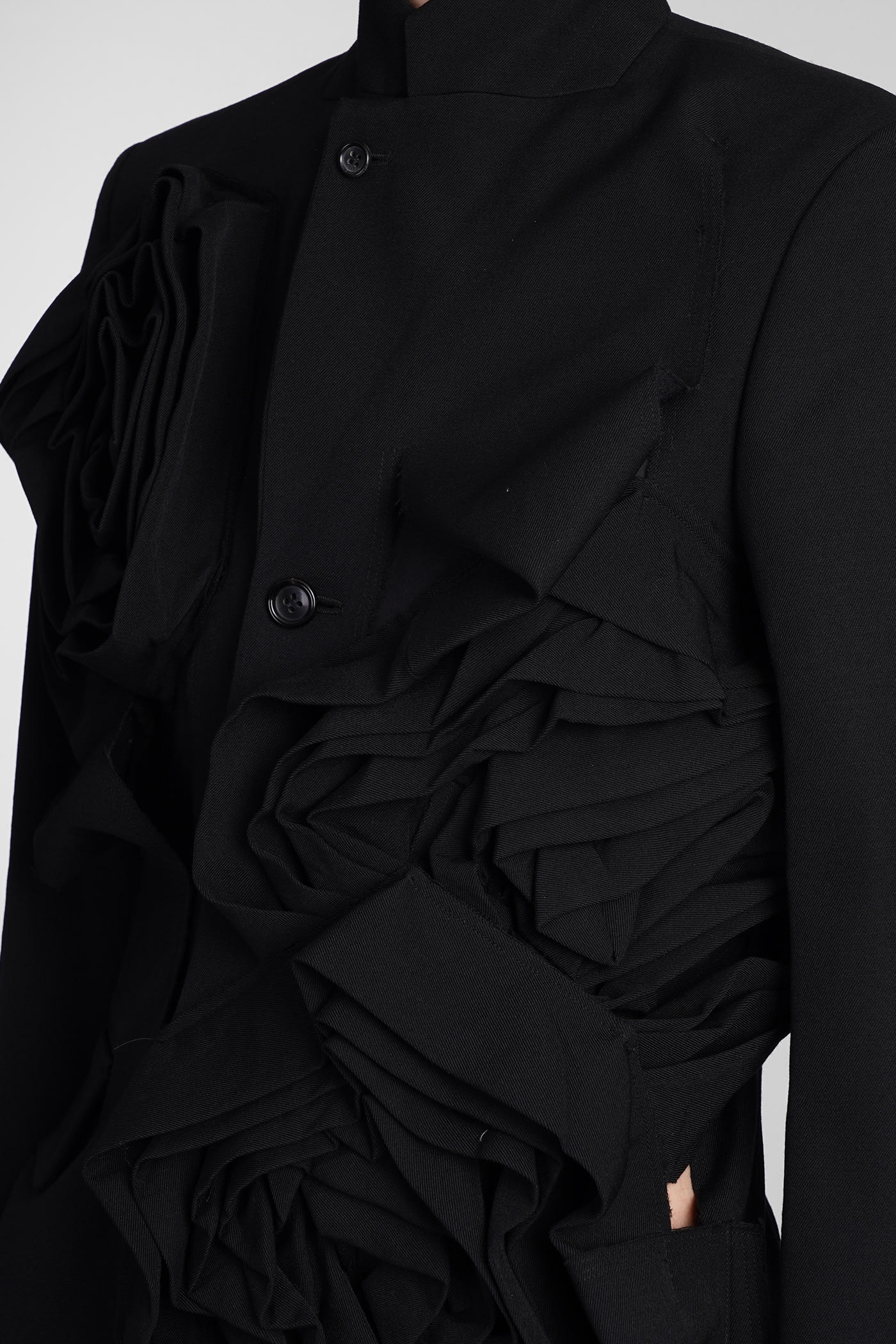 Shop Comme Des Garçons Blazer In Black Wool