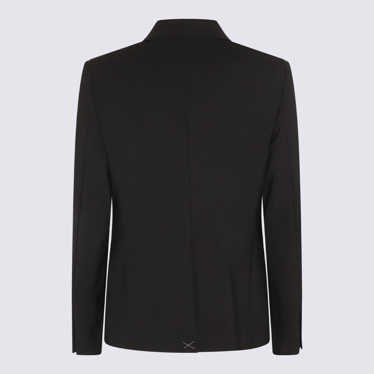 Shop Off-white Black Viscose-wool Blend Blazer