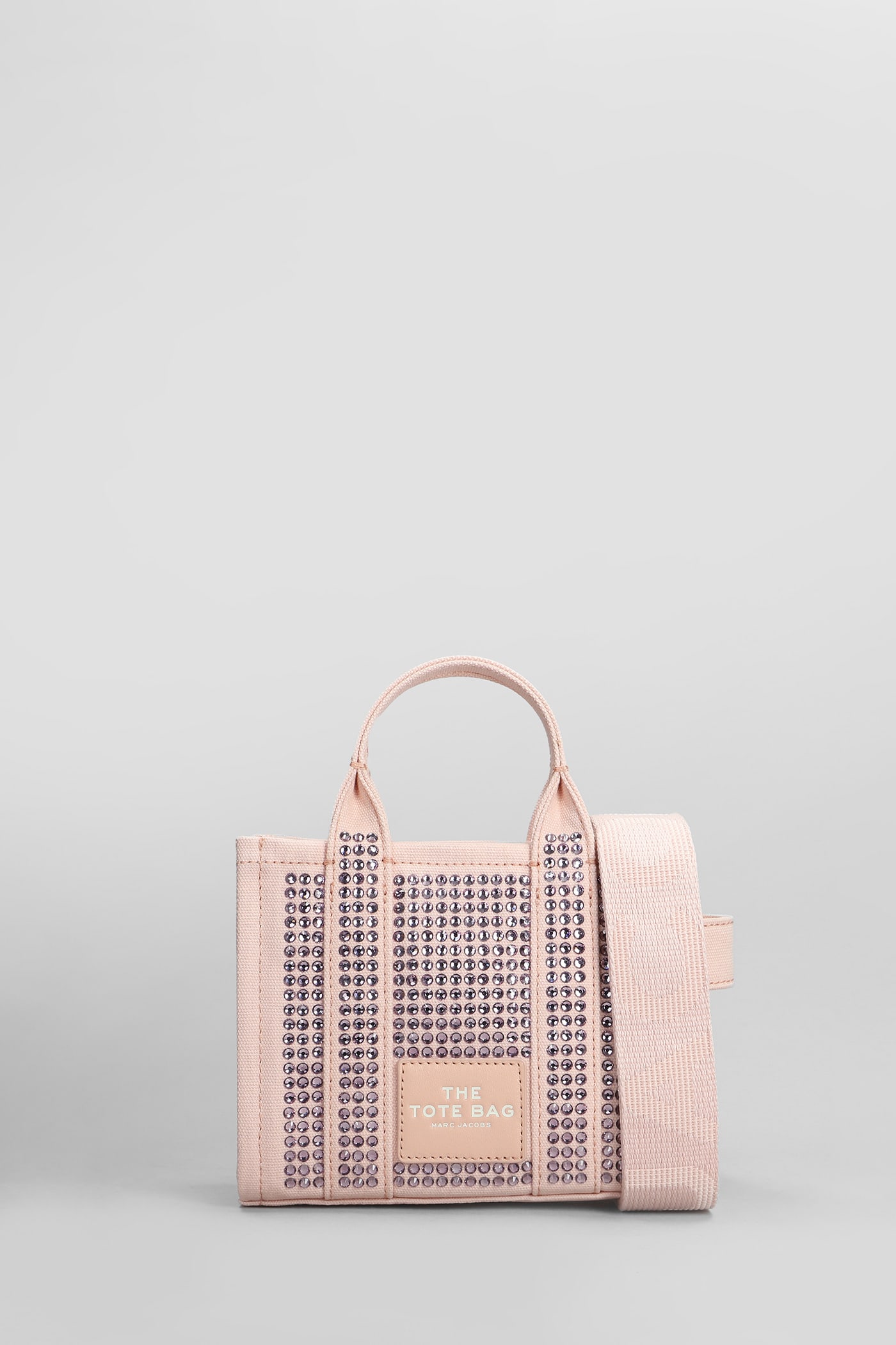 Shop Marc Jacobs The Crossbody Tote Tote In Rose-pink Cotton