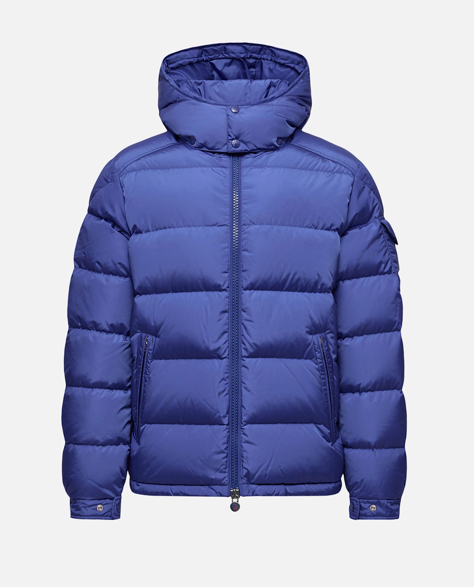 Moncler Maya Nylon Down Jacket In Blue