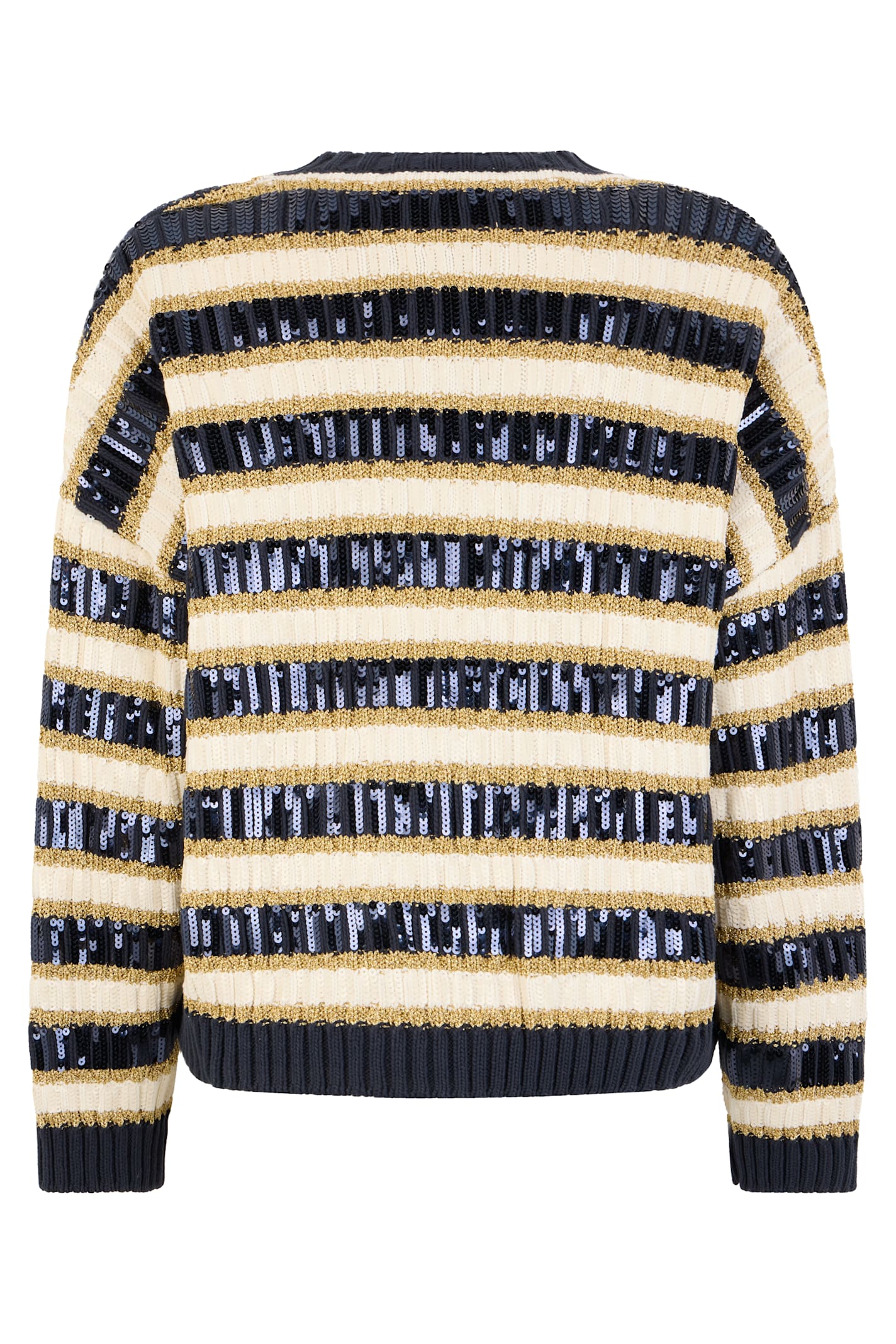 Valentino Striped Cardigan In Multi