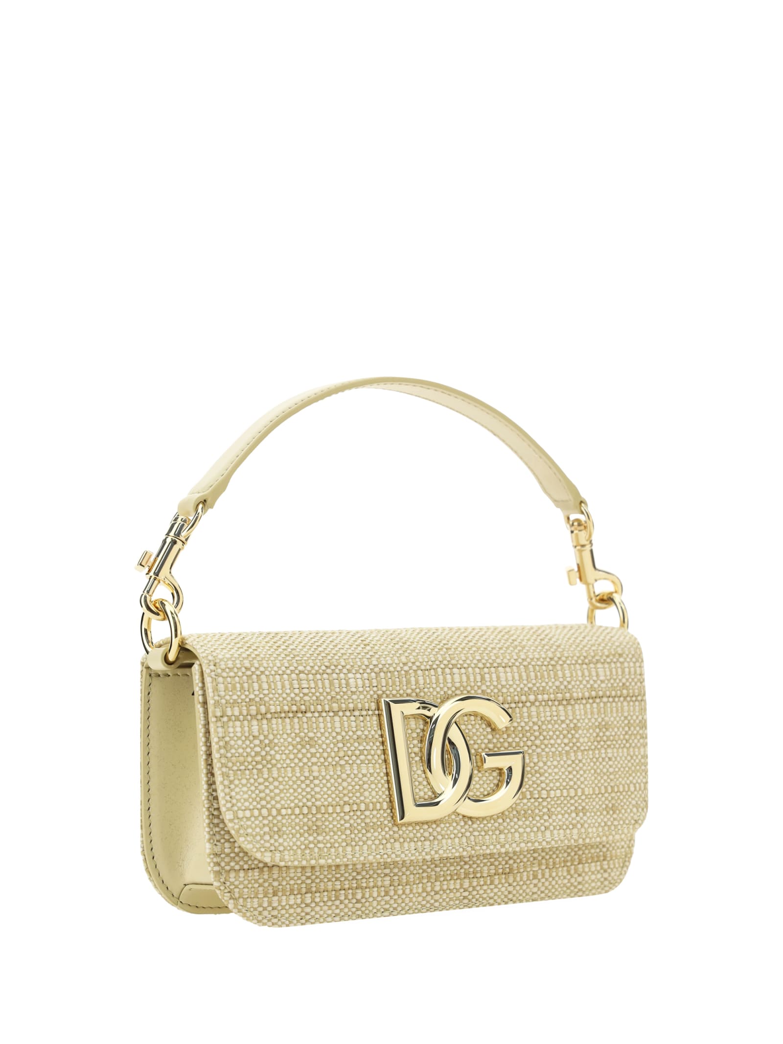 Shop Dolce & Gabbana Shoulder Bag In Neutrals