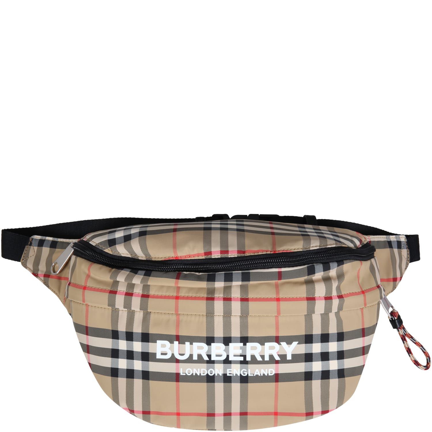 Burberry Beige Bum Bag For Kids With Logo