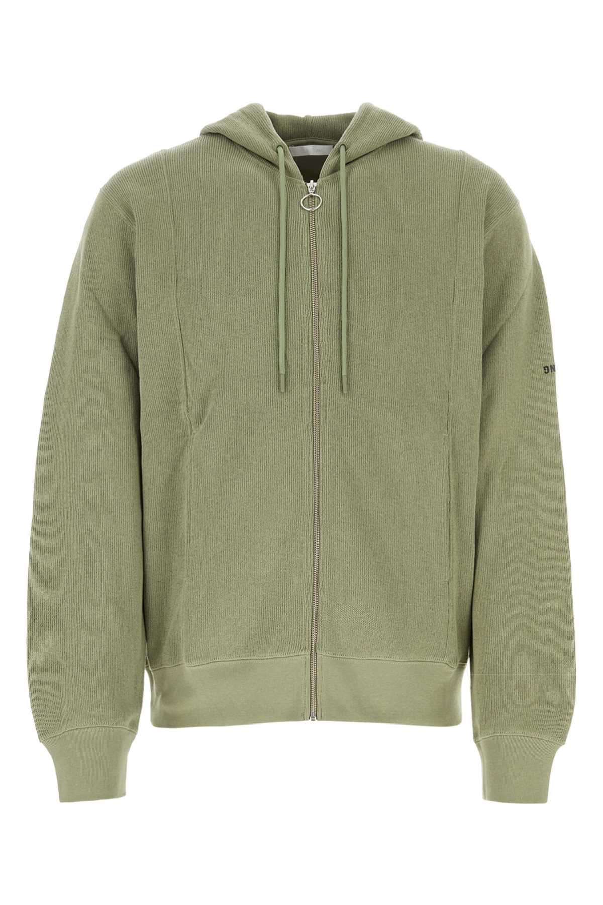 Sage Green Cotton Blend Sweatshirt