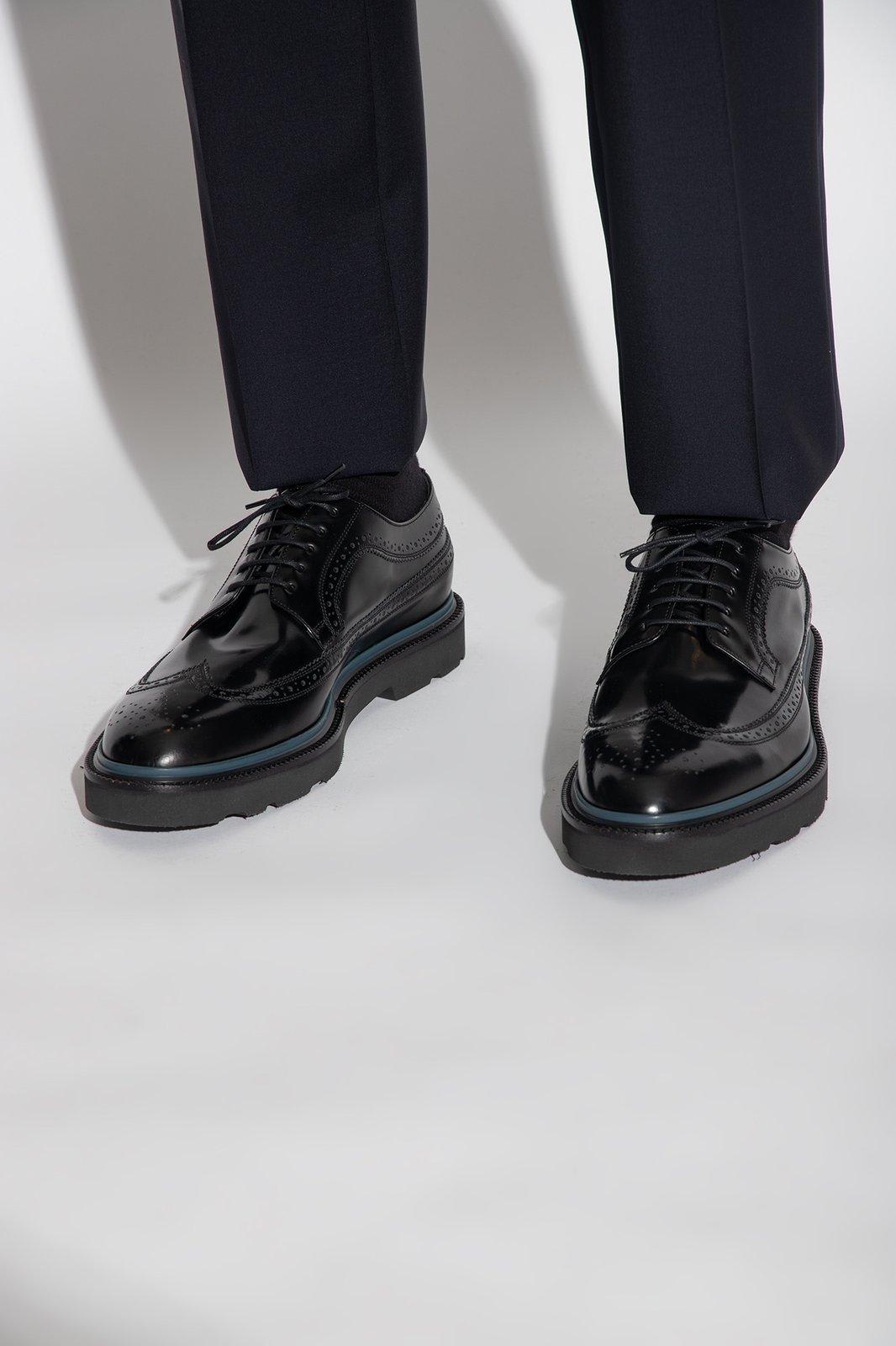 Shop Paul Smith Count Brogues In Black