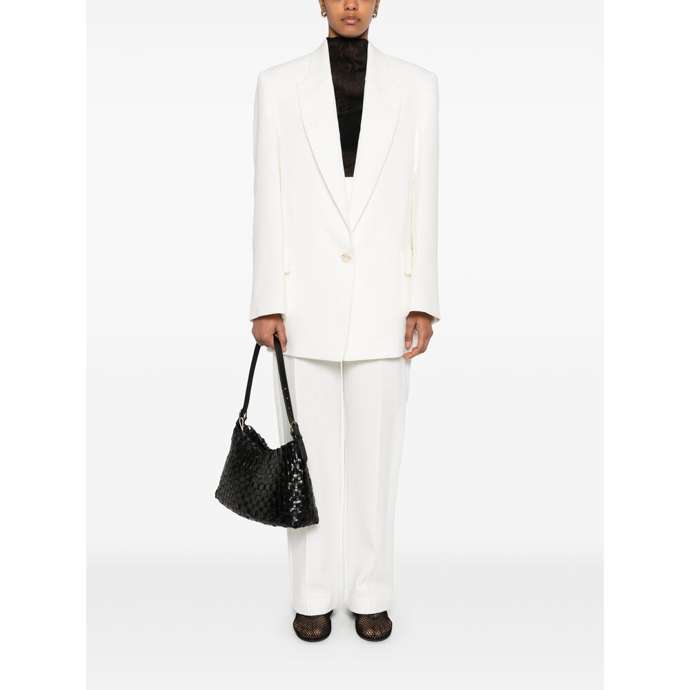 Camilla And Marc Belt-loop Casual Pants In White