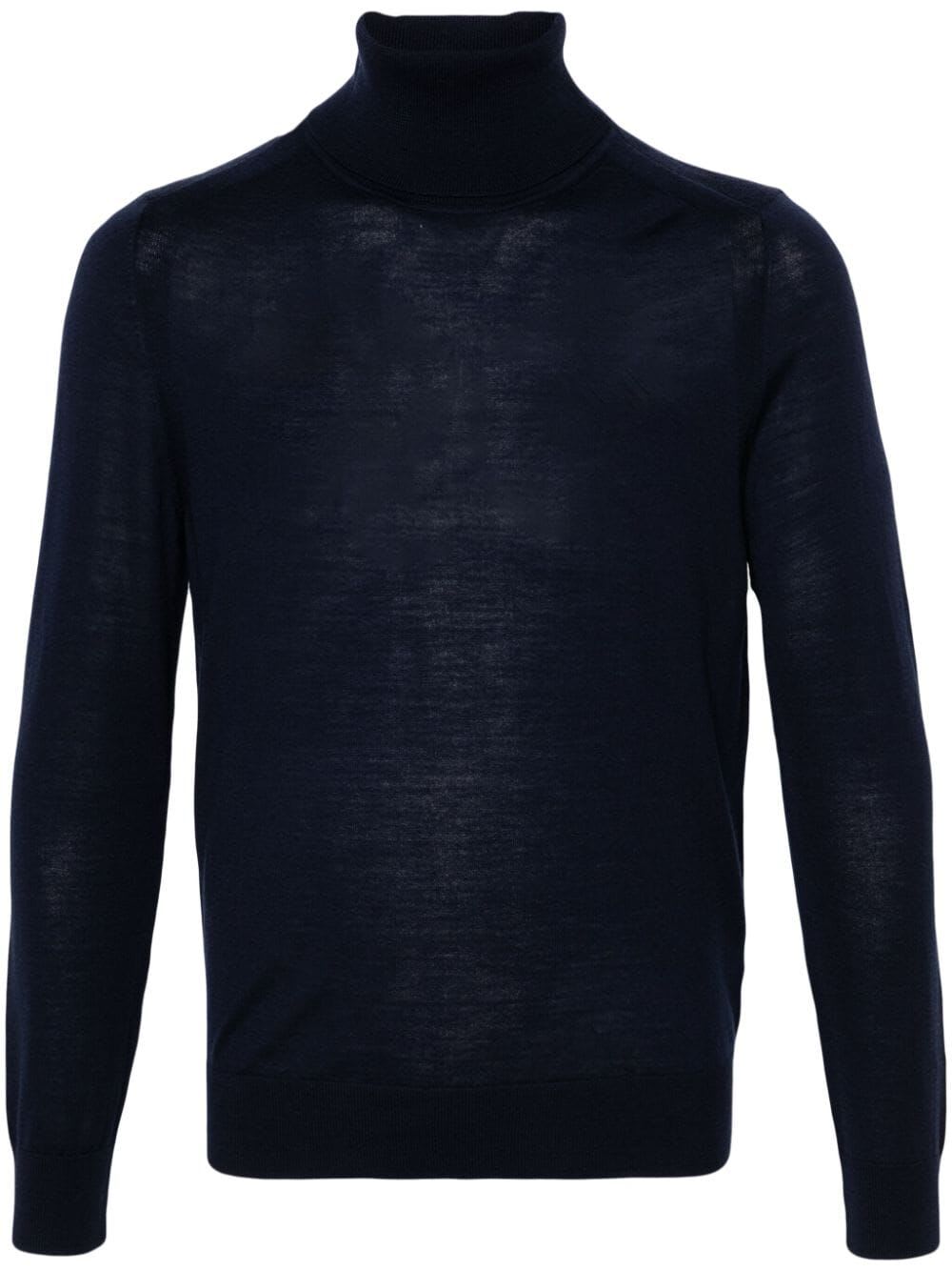 Shop Paul Smith Mens Sweater Roll Neck In Dk Na