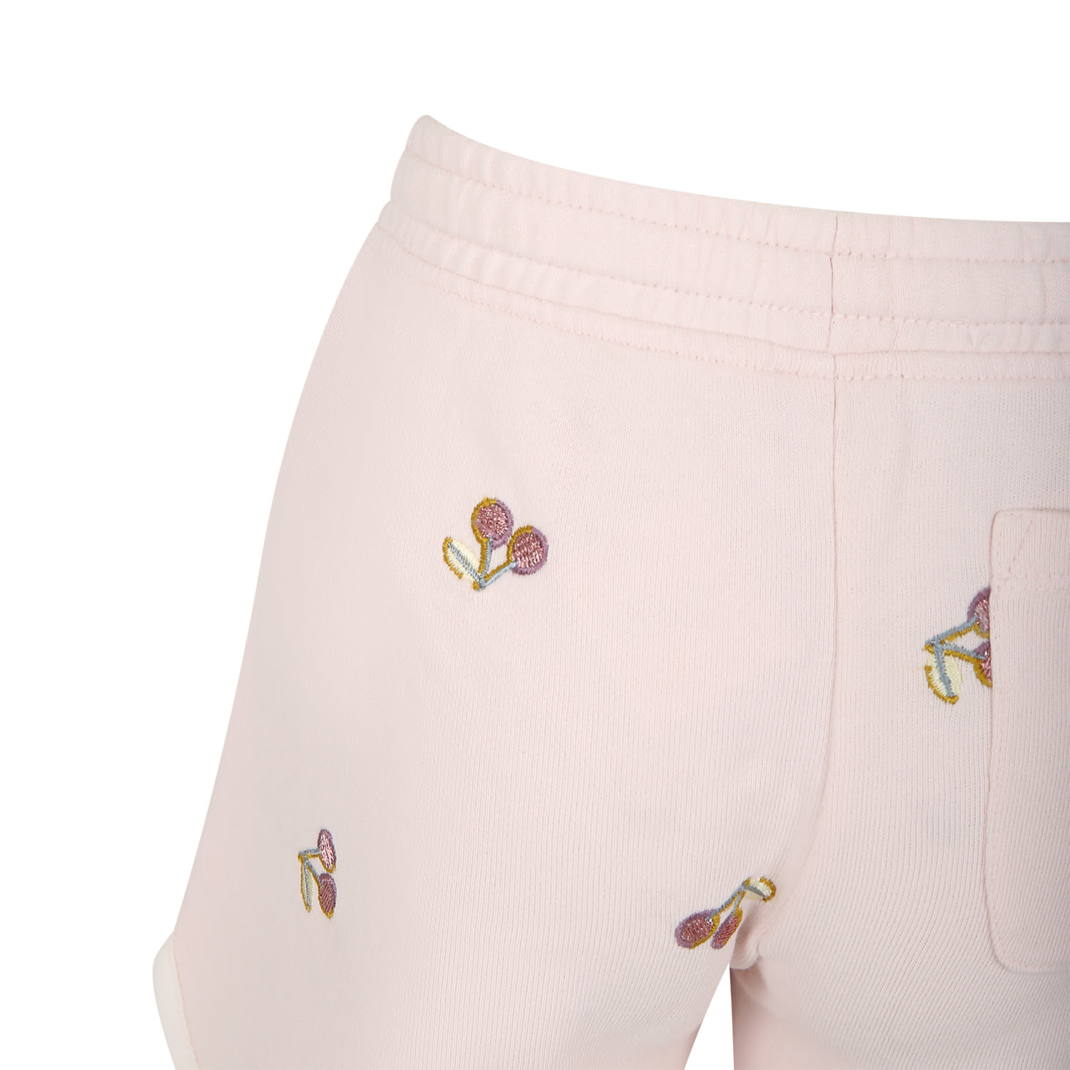 Shop Bonpoint Pink Shorts For Girl With Cherries