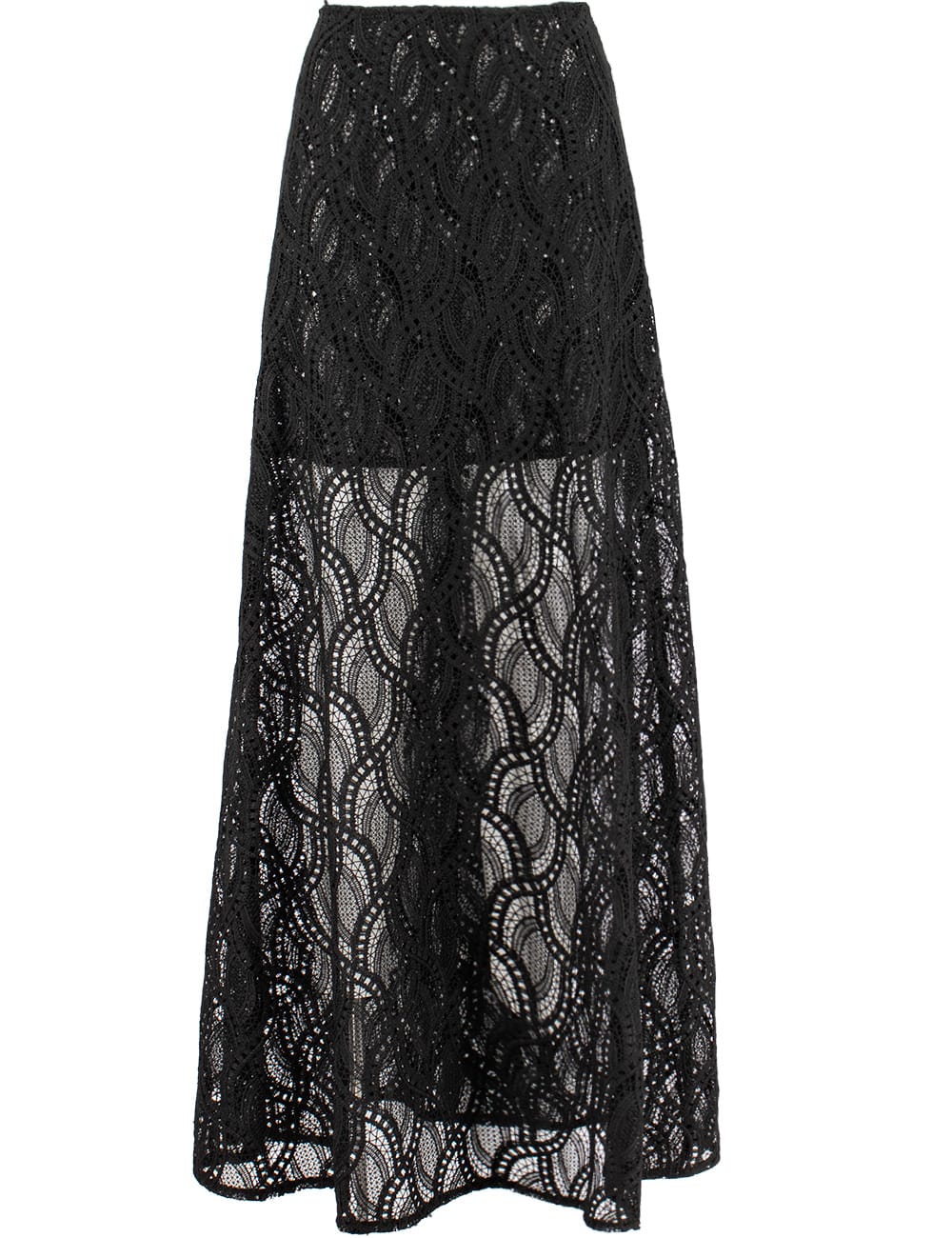 Shop Ermanno Scervino Skirt In Black