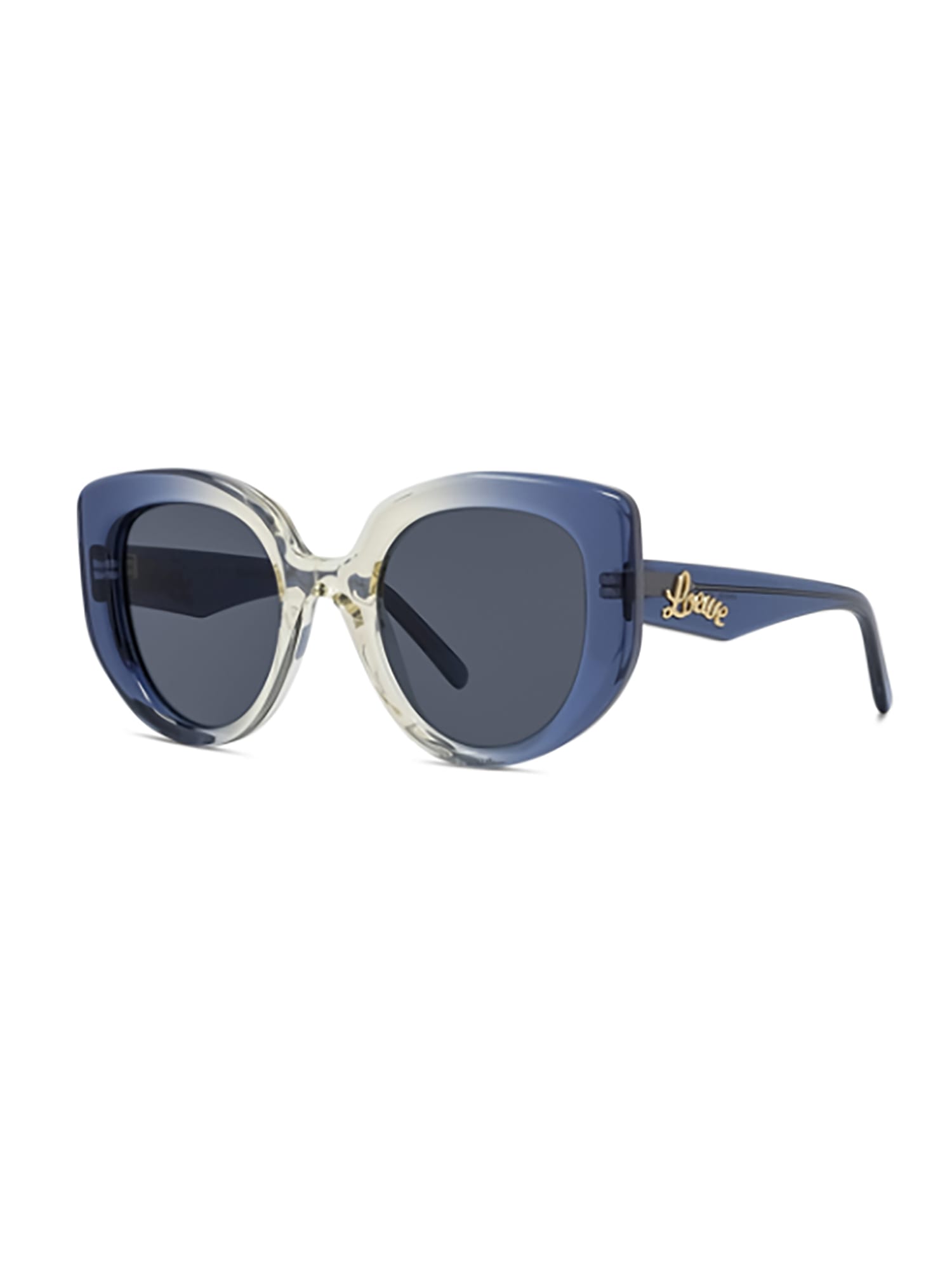 Shop Loewe Lw40100i Sunglasses In V