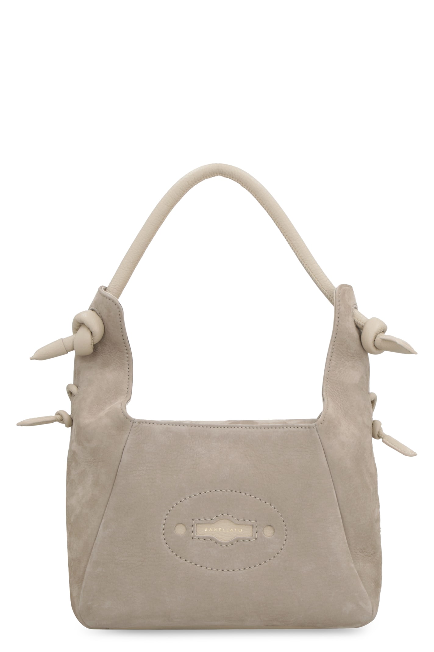 Zanellato Mina Leather Handbag In Grey