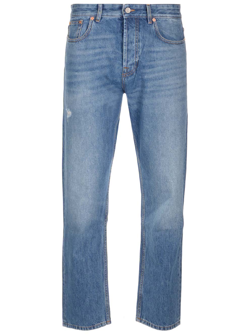 VALENTINO JEANS WITH EMBOSSED LOGO