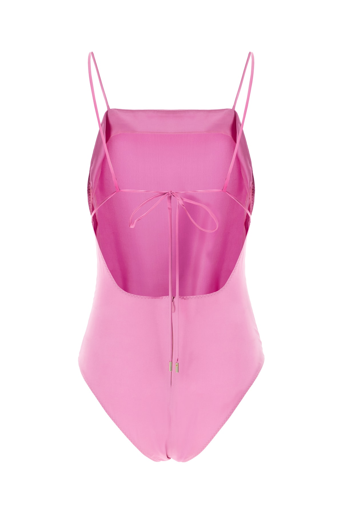 Max Mara Silk Bodysuit With Adjustable Straps And Backless Design In 016