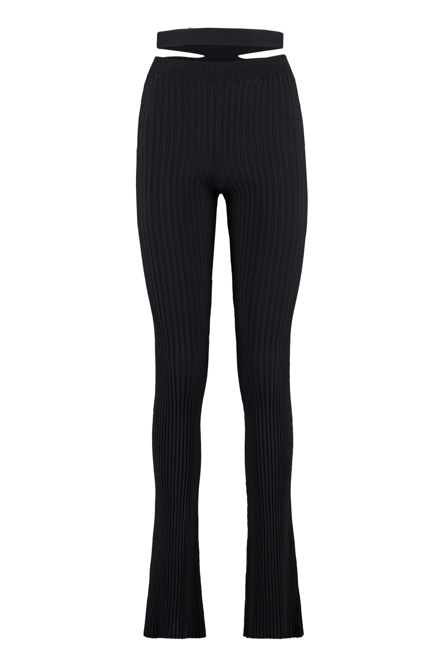 ANDREADAMO Ribs Knitted Trousers