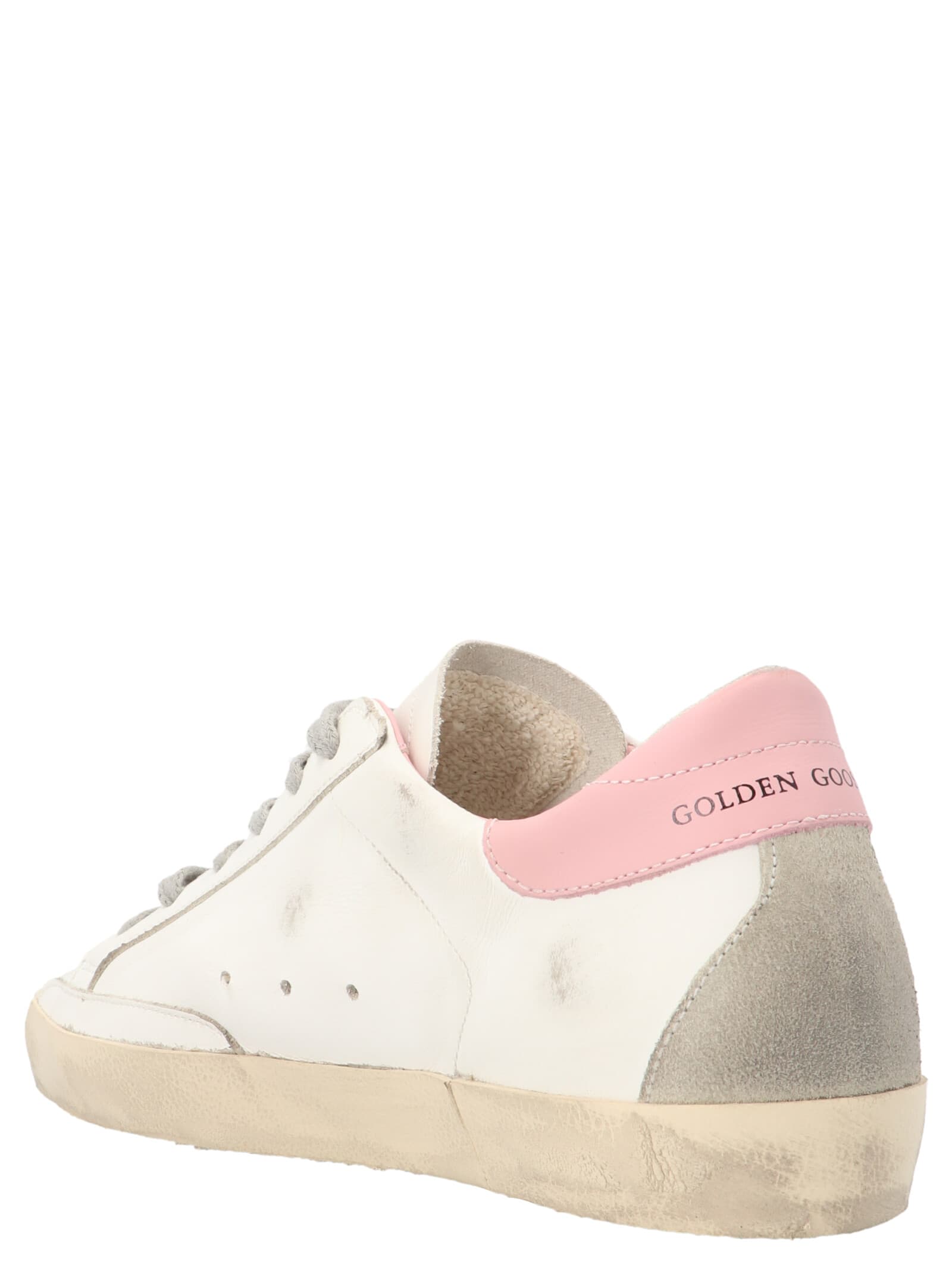 Shop Golden Goose Superstar Sneakers In Pink