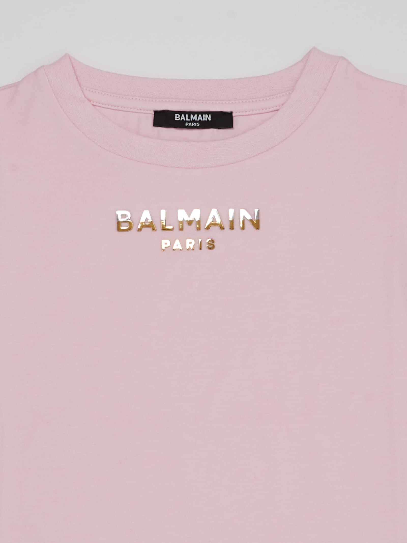 Shop Balmain T-shirt T-shirt In Rosa