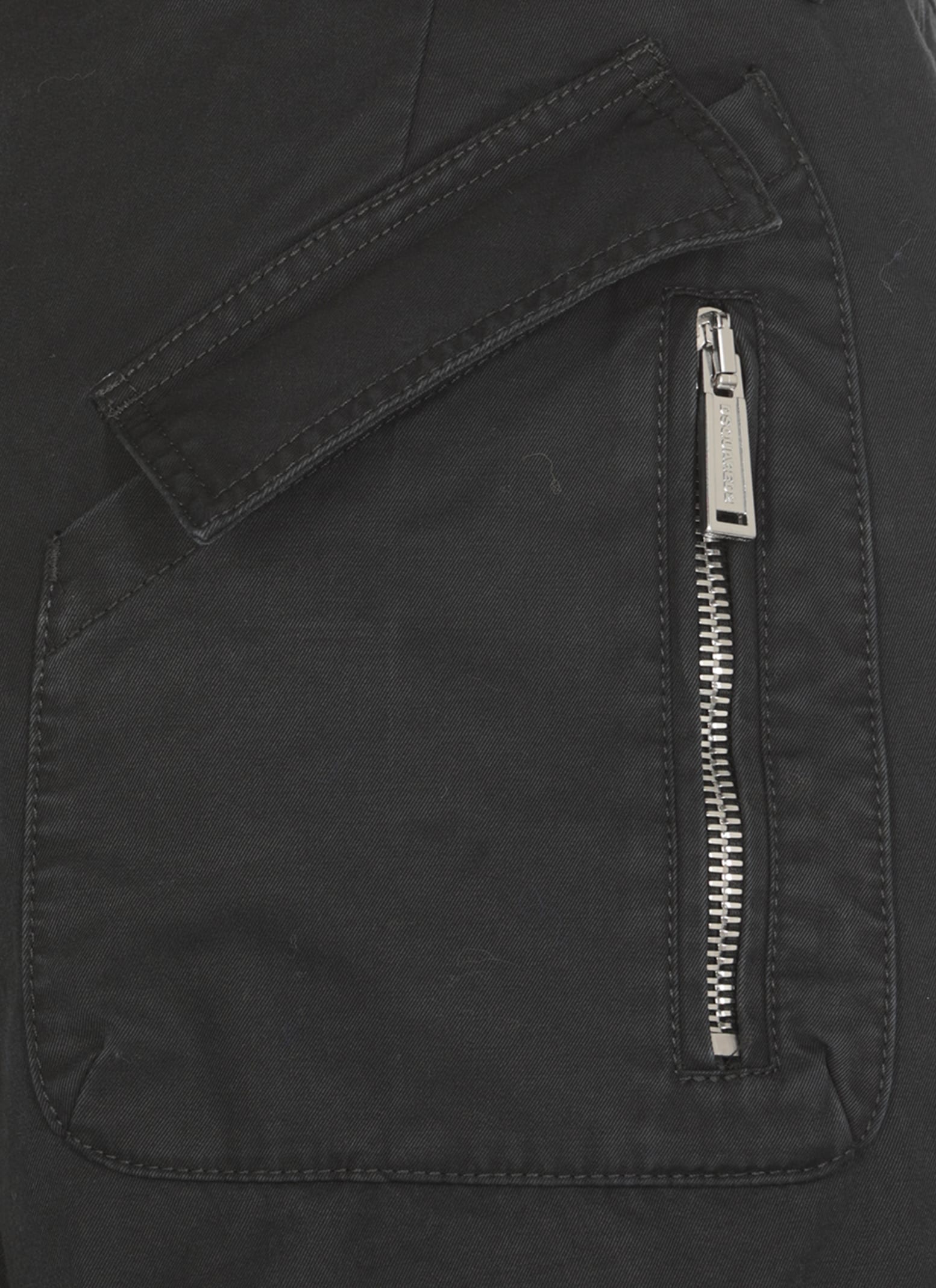 Dsquared2 Cotton Pants In Black