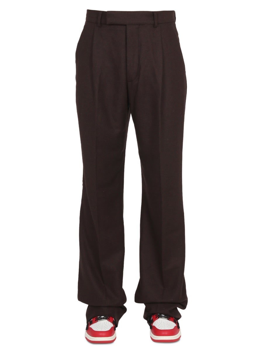 Shop Amiri Flannel Pants In Brown