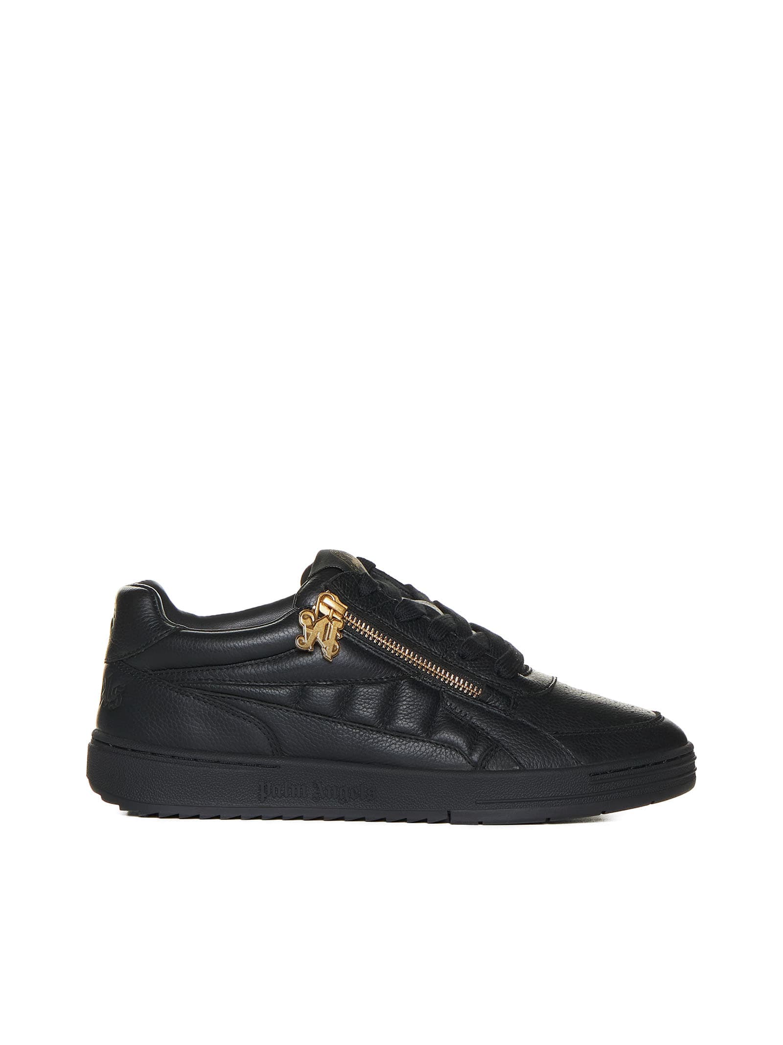 Shop Palm Angels Sneakers In Black Blac