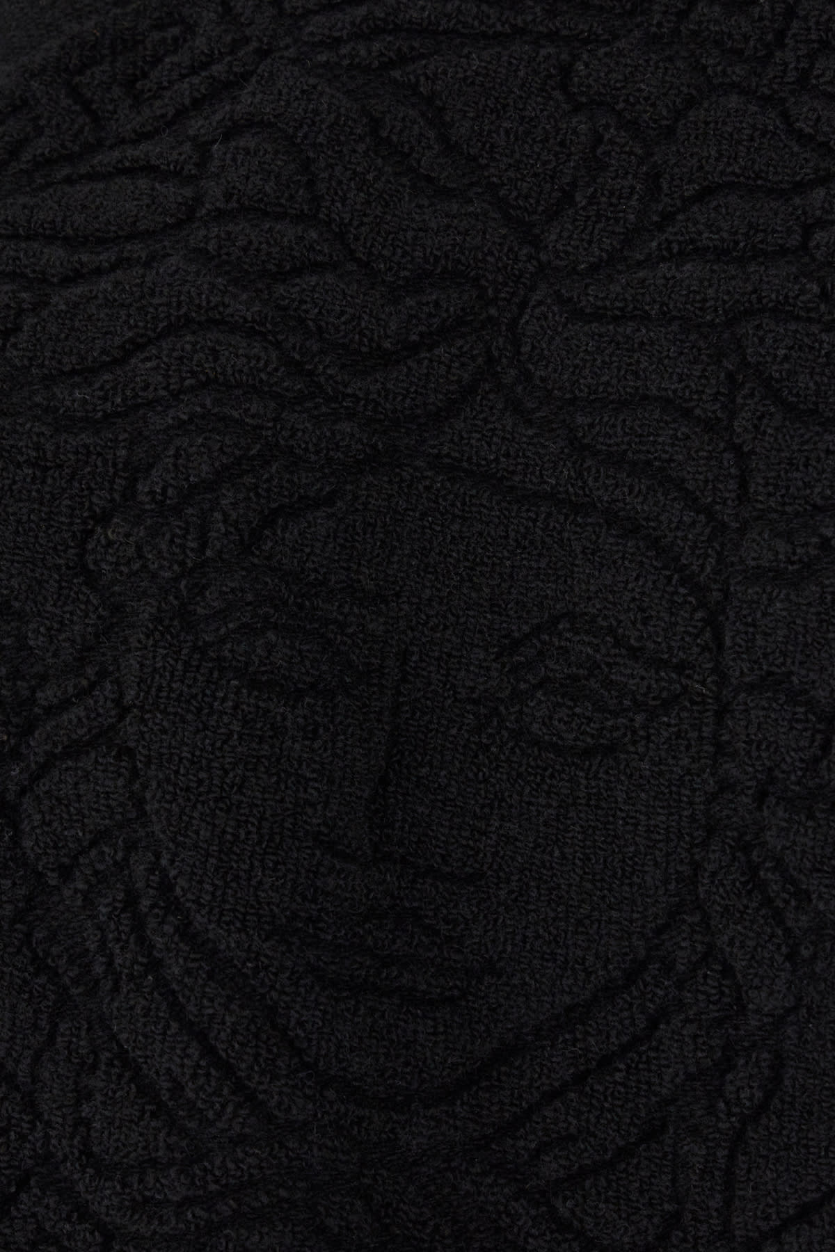 Shop Versace Black Wool Blend Sweater In Nero