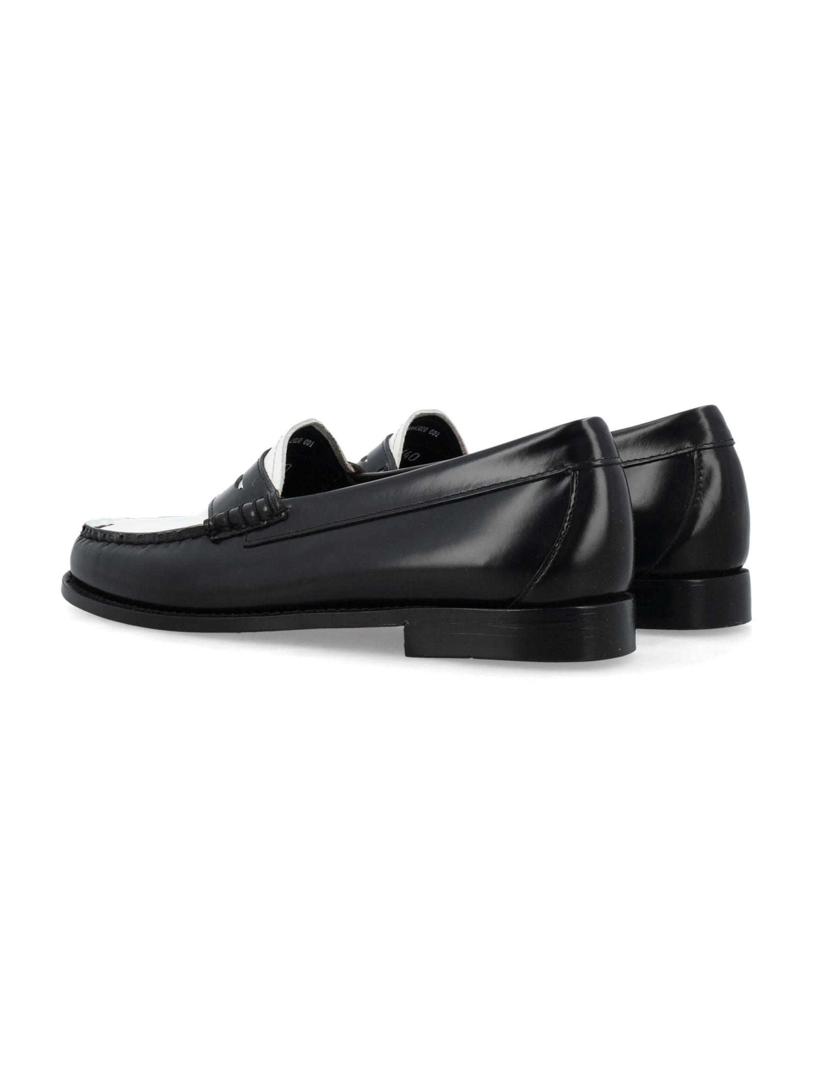 Shop G.h.bass &amp; Co. Classic Loafer In Black White