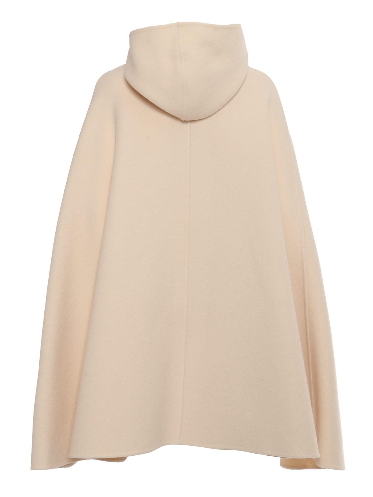 Shop Fabiana Filippi Boiled Double Cape In White