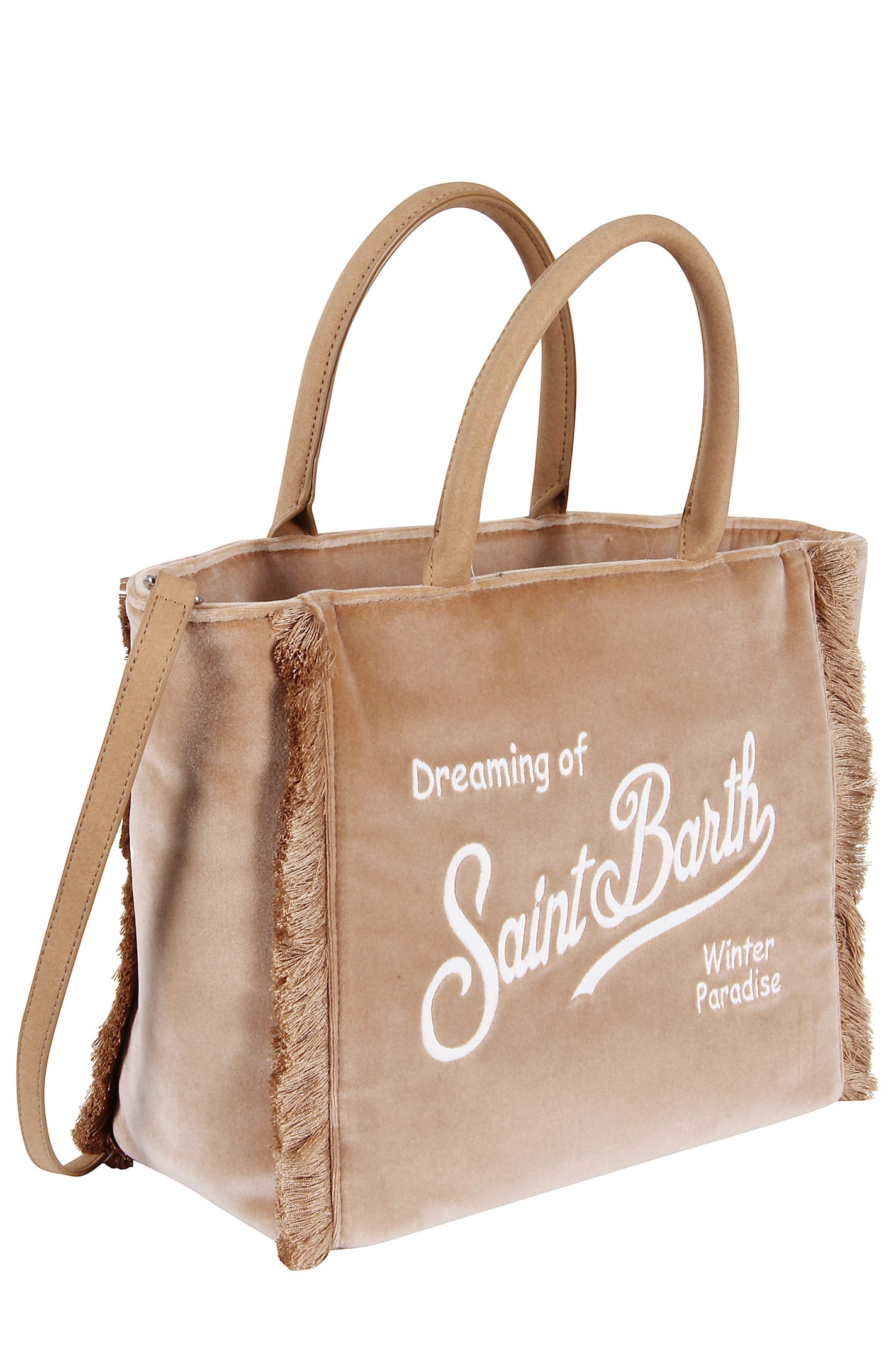 Mc2 Saint Barth Handbag With Strap In Brown