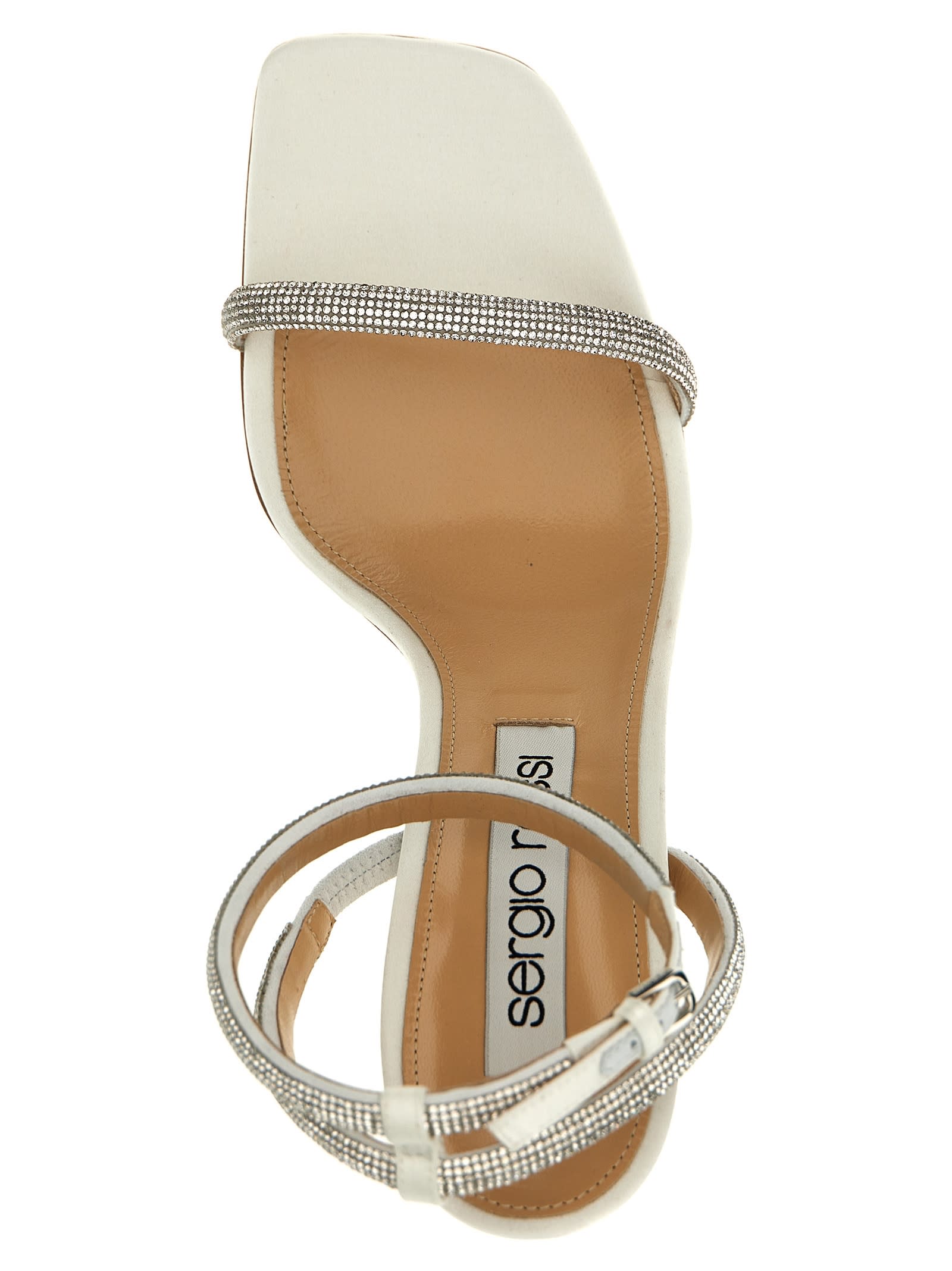 Shop Sergio Rossi Bridal Sandals In White