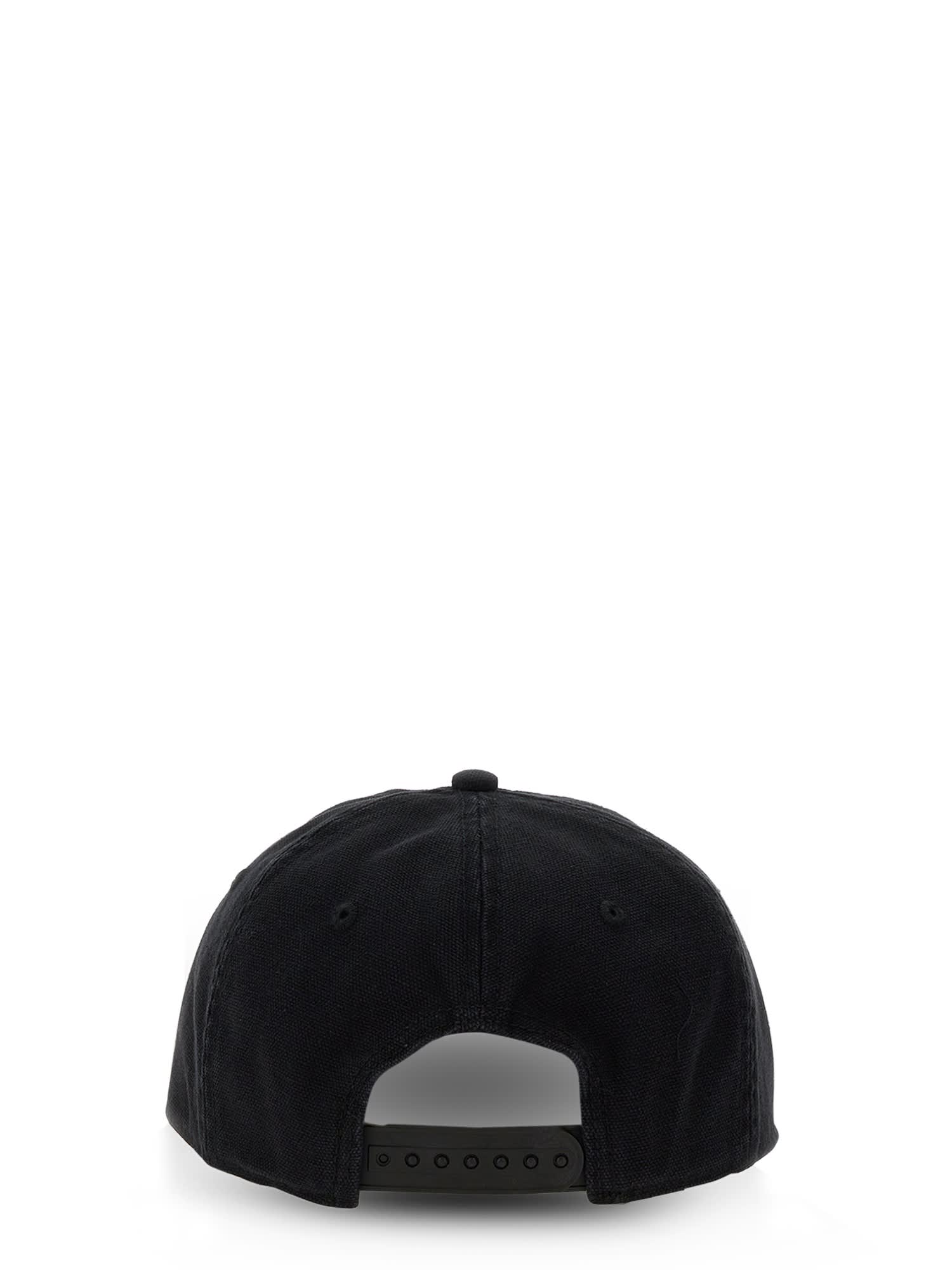 Carhartt Logo-patch Baseball Cap In Black