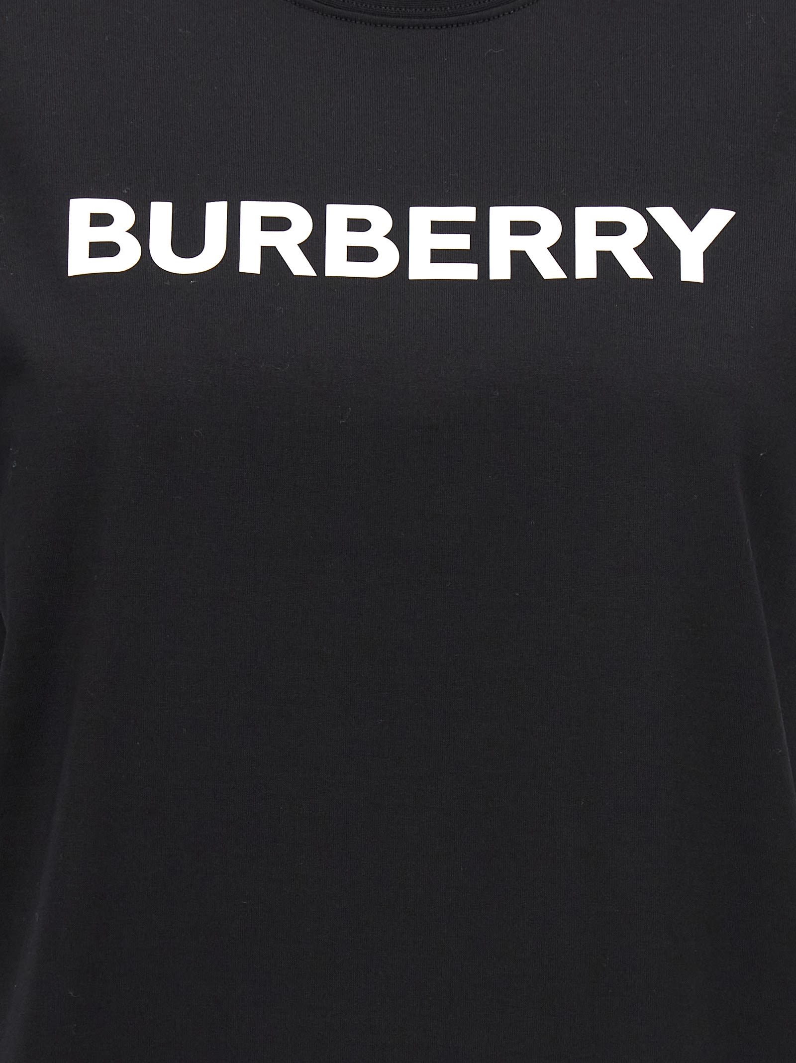 Shop Burberry Margot T-shirt In White/black