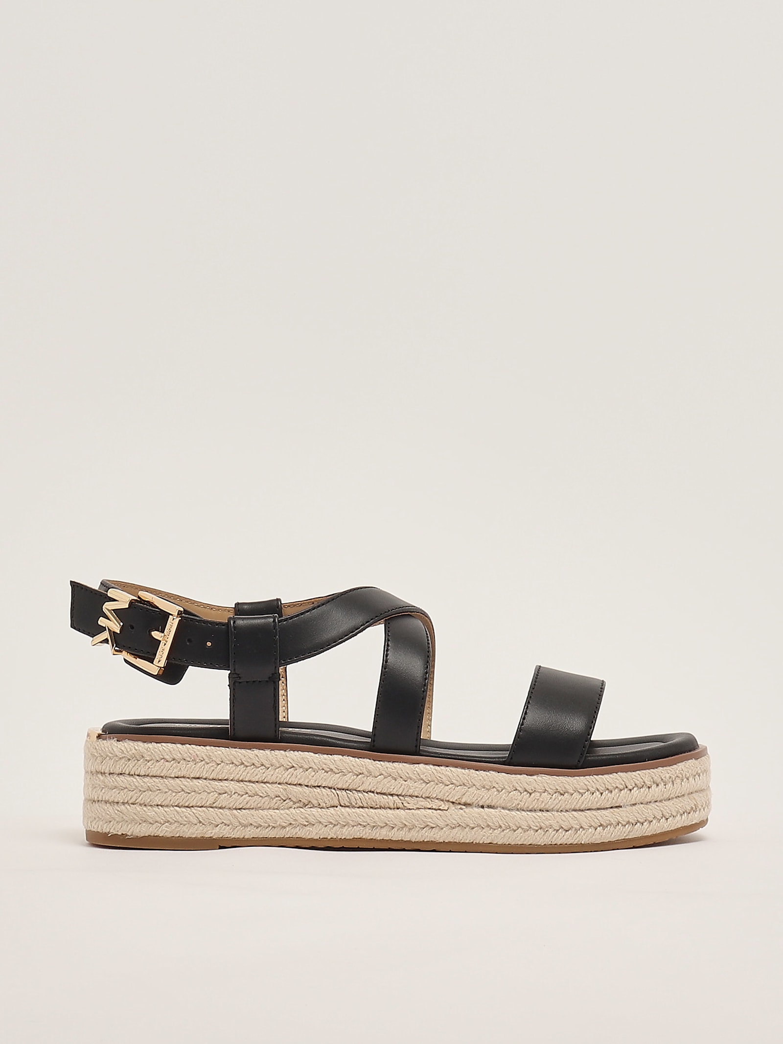 Michael Kors Lynn Espadrille Sandal Espadrillas In Nero