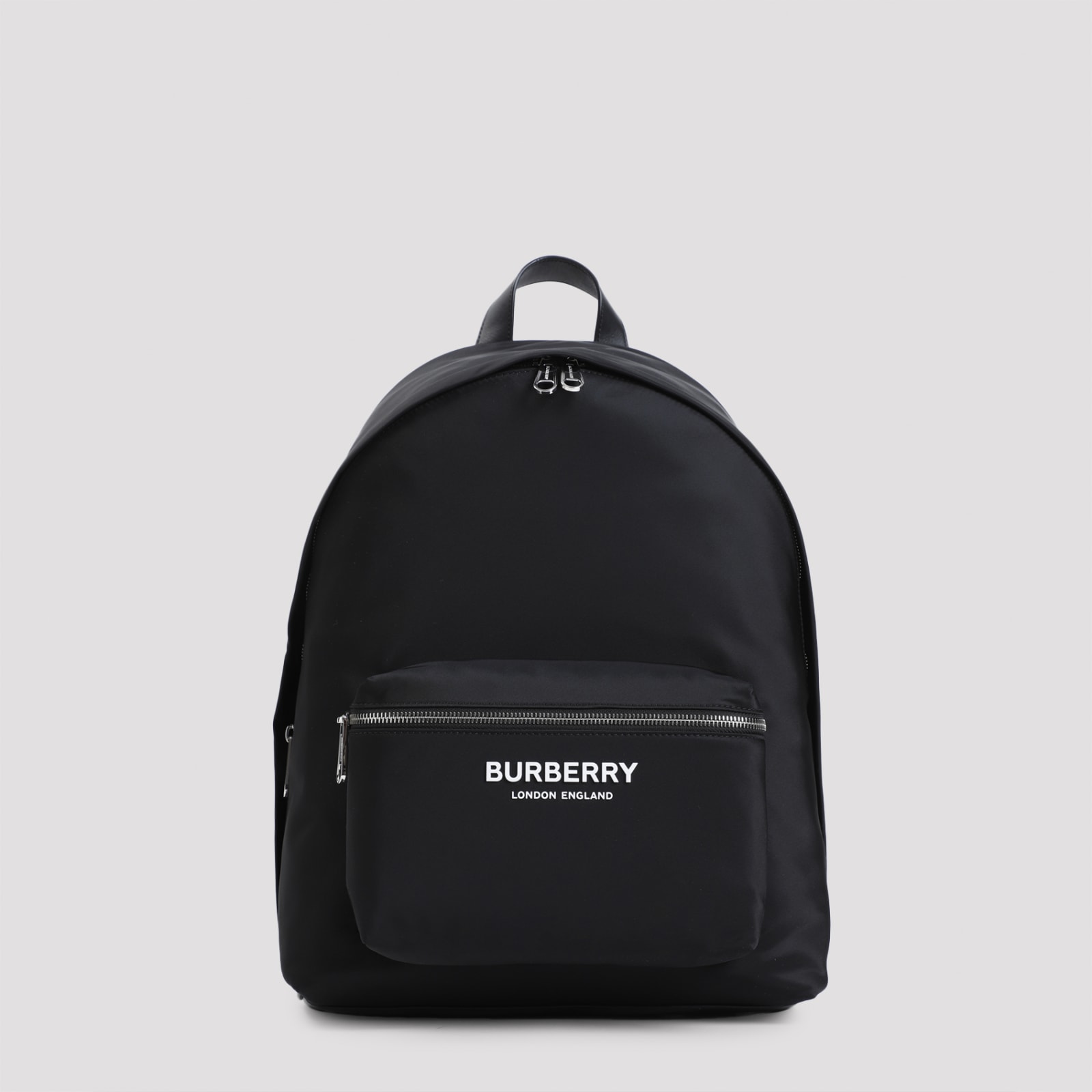 Shop Burberry Backpack In Black